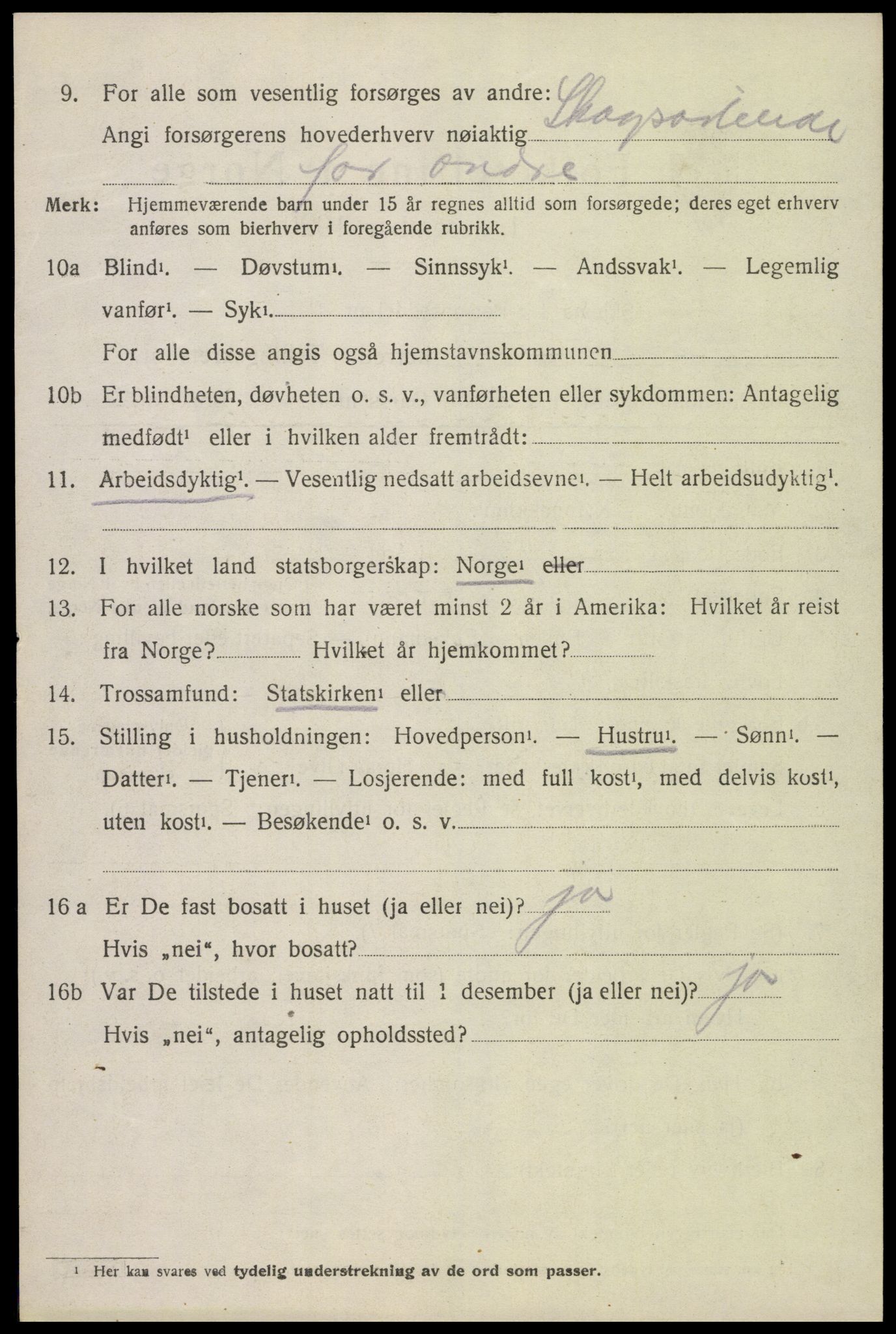 SAH, 1920 census for Brandbu, 1920, p. 1950