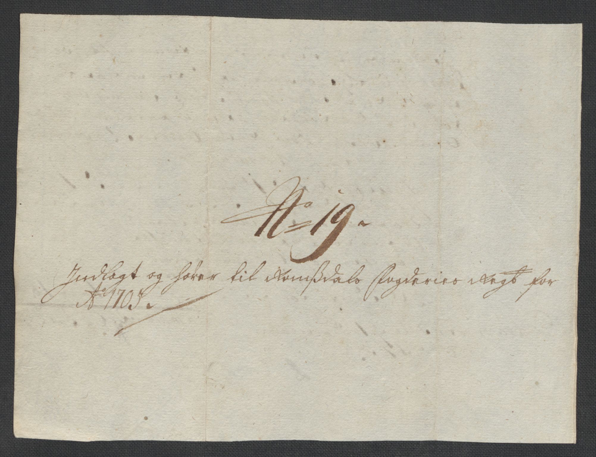 Rentekammeret inntil 1814, Reviderte regnskaper, Fogderegnskap, AV/RA-EA-4092/R55/L3656: Fogderegnskap Romsdal, 1703-1705, p. 483