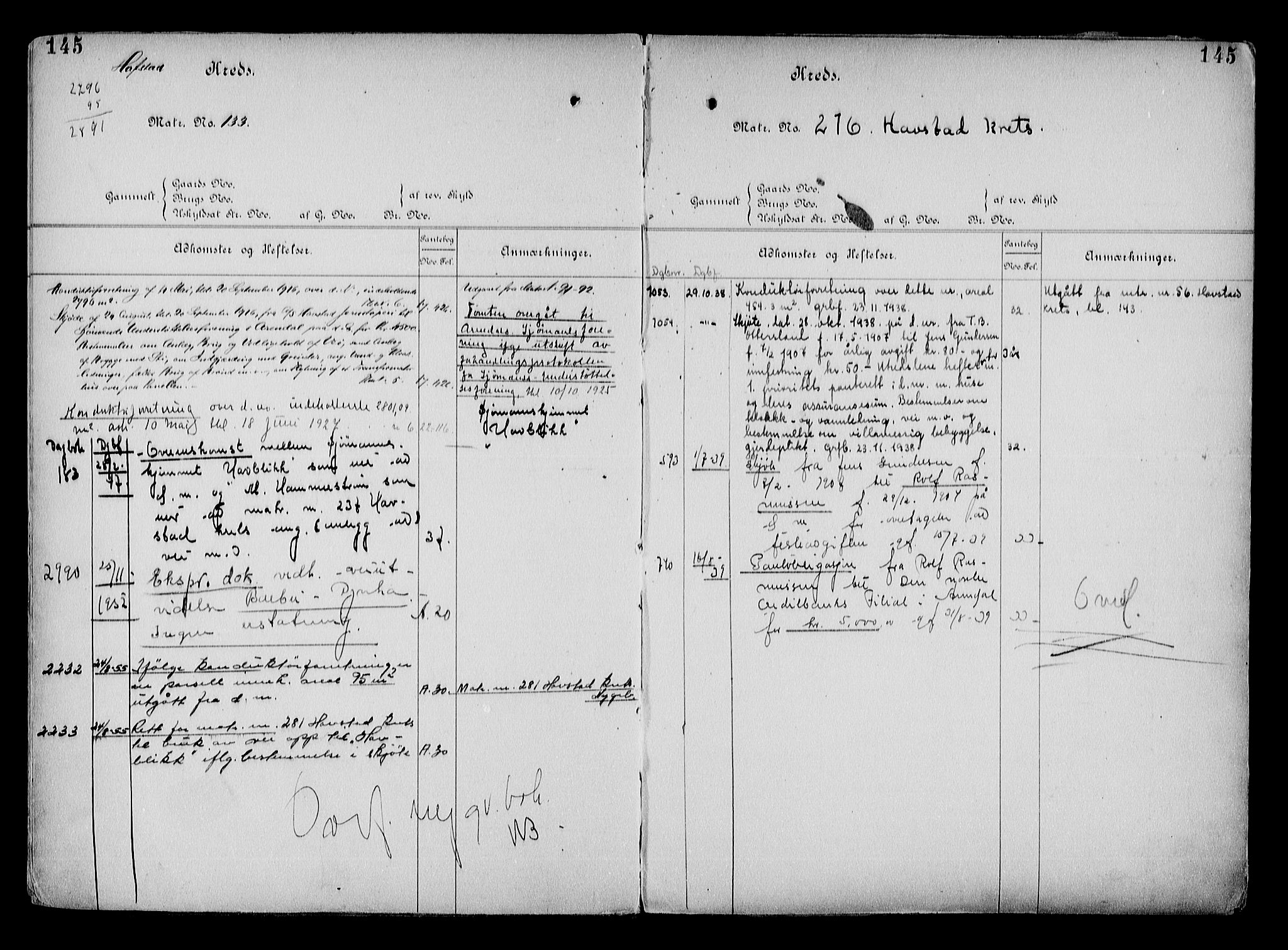 Arendal byfogd, AV/SAK-1222-0001/G/Ga/L0015: Mortgage register no. 13, 1860-1960, p. 145