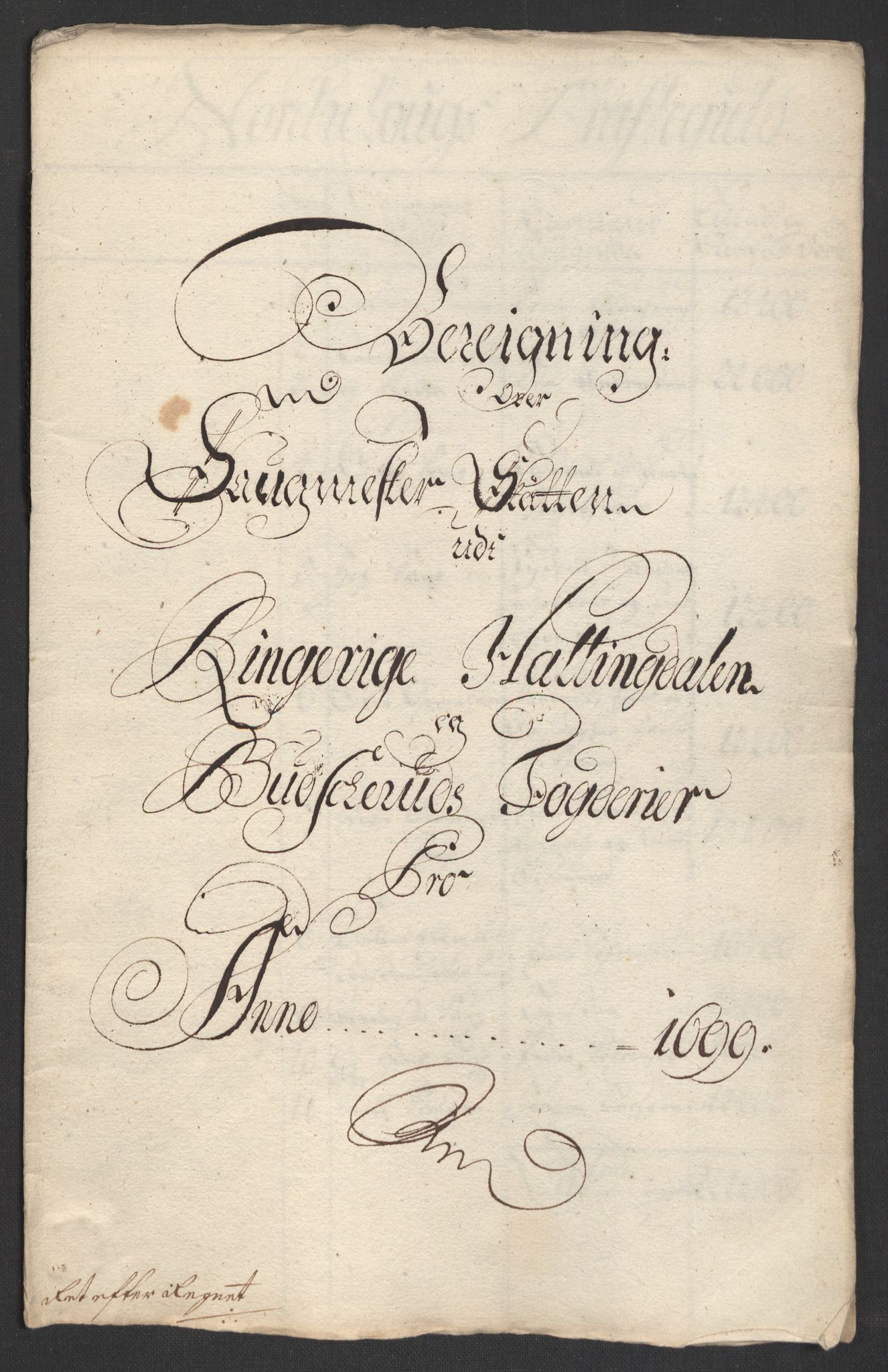 Rentekammeret inntil 1814, Reviderte regnskaper, Fogderegnskap, RA/EA-4092/R22/L1456: Fogderegnskap Ringerike, Hallingdal og Buskerud, 1699, p. 278