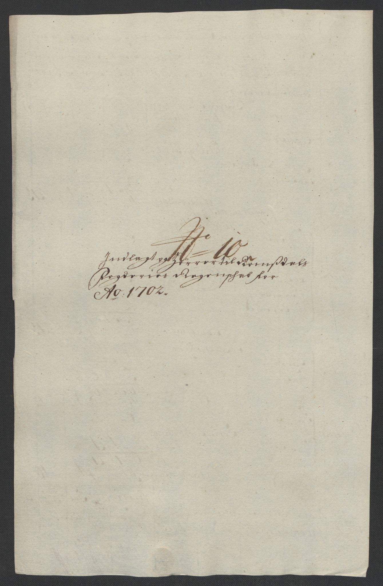 Rentekammeret inntil 1814, Reviderte regnskaper, Fogderegnskap, AV/RA-EA-4092/R55/L3655: Fogderegnskap Romsdal, 1701-1702, p. 271