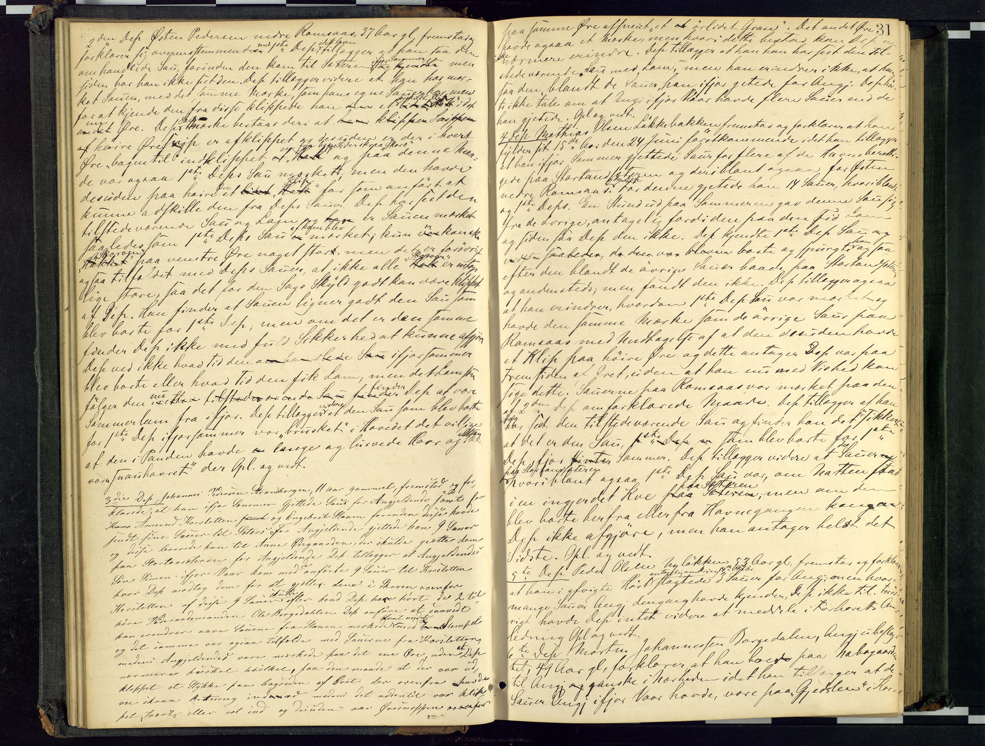 Mellom-Gudbrandsdal sorenskriveri, AV/SAH-TING-038/G/Gc/Gca/L0015: Ekstrarettsprotokoll, 1879-1884, p. 31