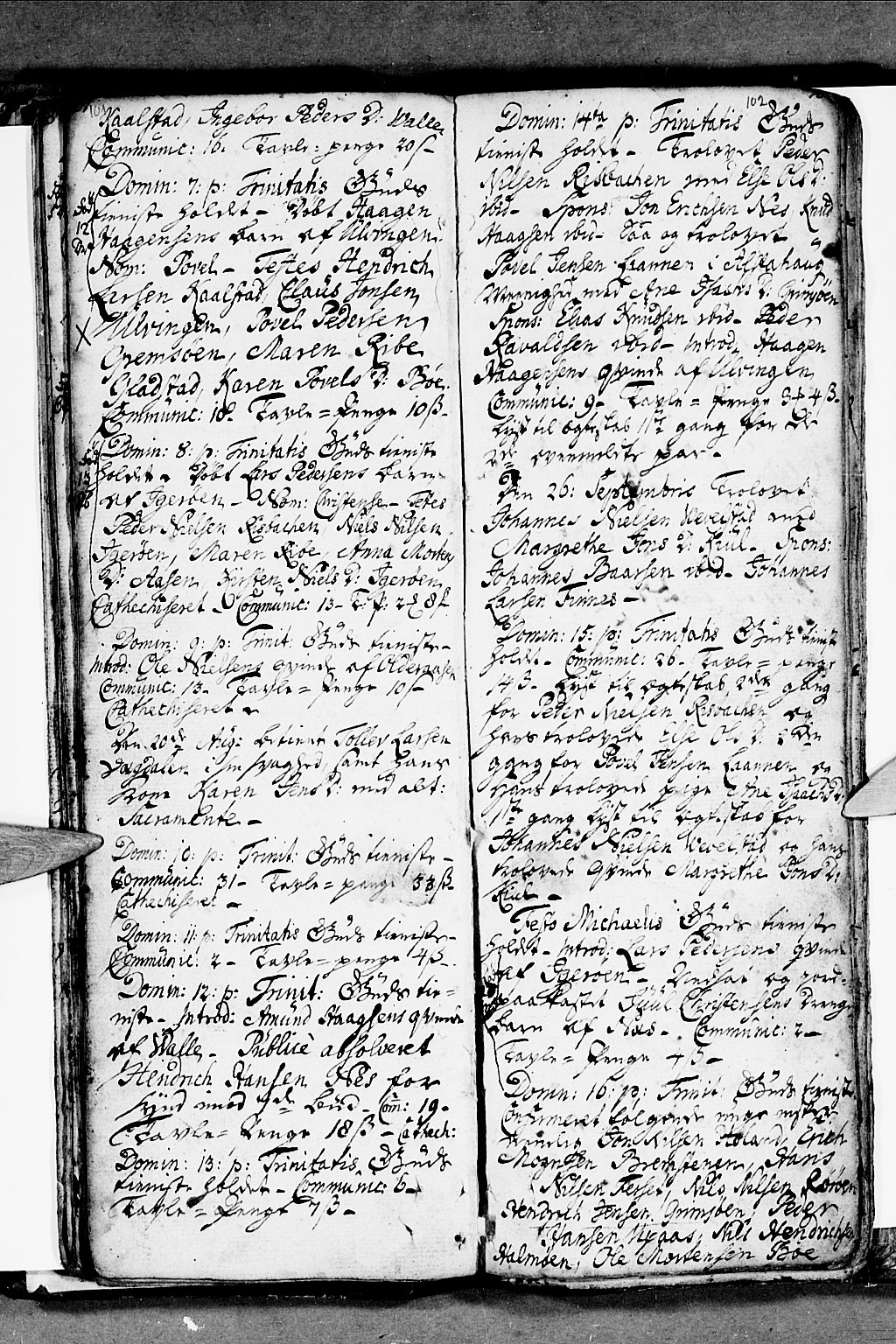 Ministerialprotokoller, klokkerbøker og fødselsregistre - Nordland, SAT/A-1459/816/L0237: Parish register (official) no. 816A03, 1757-1776, p. 101-102