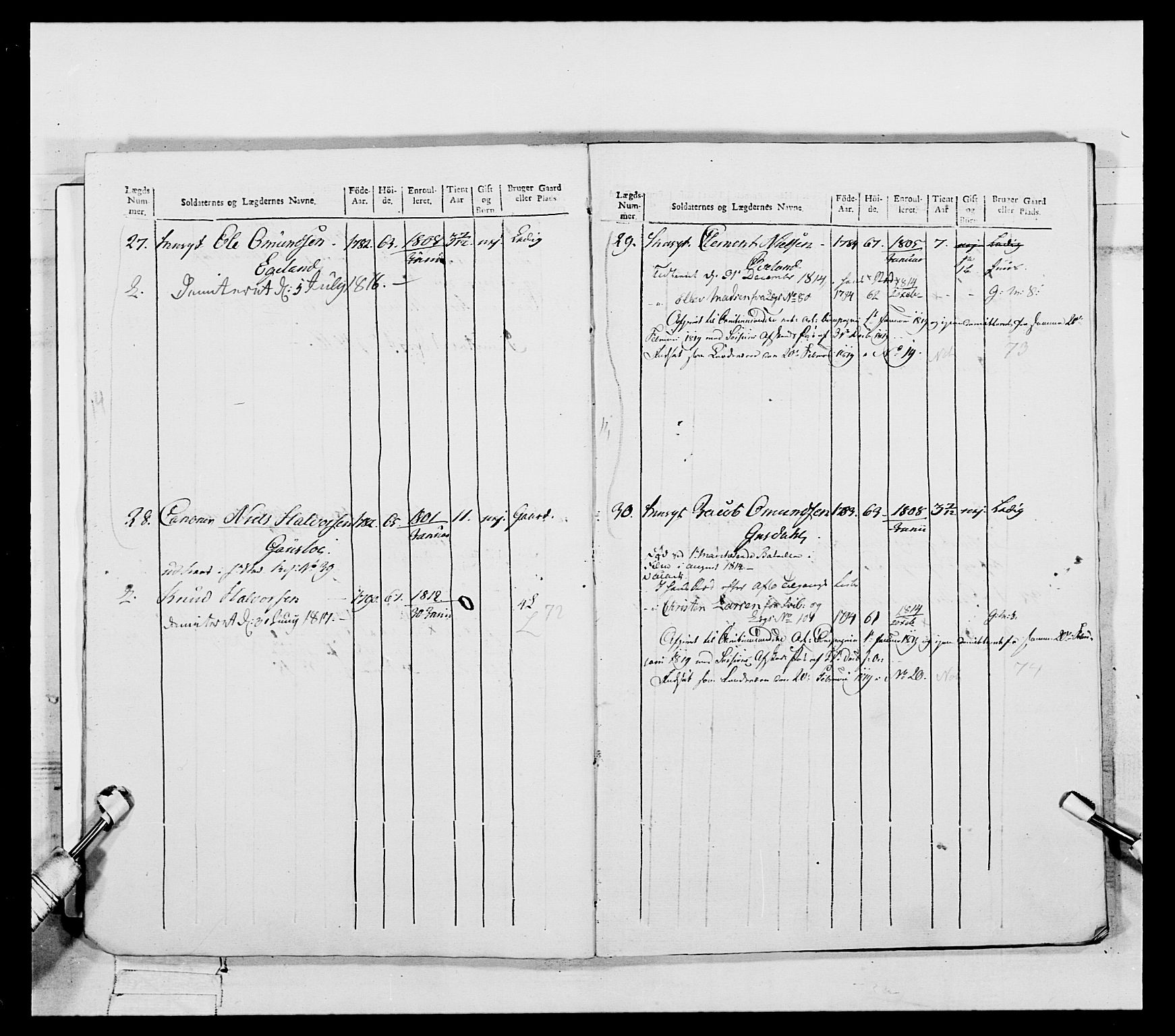 Generalitets- og kommissariatskollegiet, Det kongelige norske kommissariatskollegium, AV/RA-EA-5420/E/Eh/L0112: Vesterlenske nasjonale infanteriregiment, 1812, p. 583