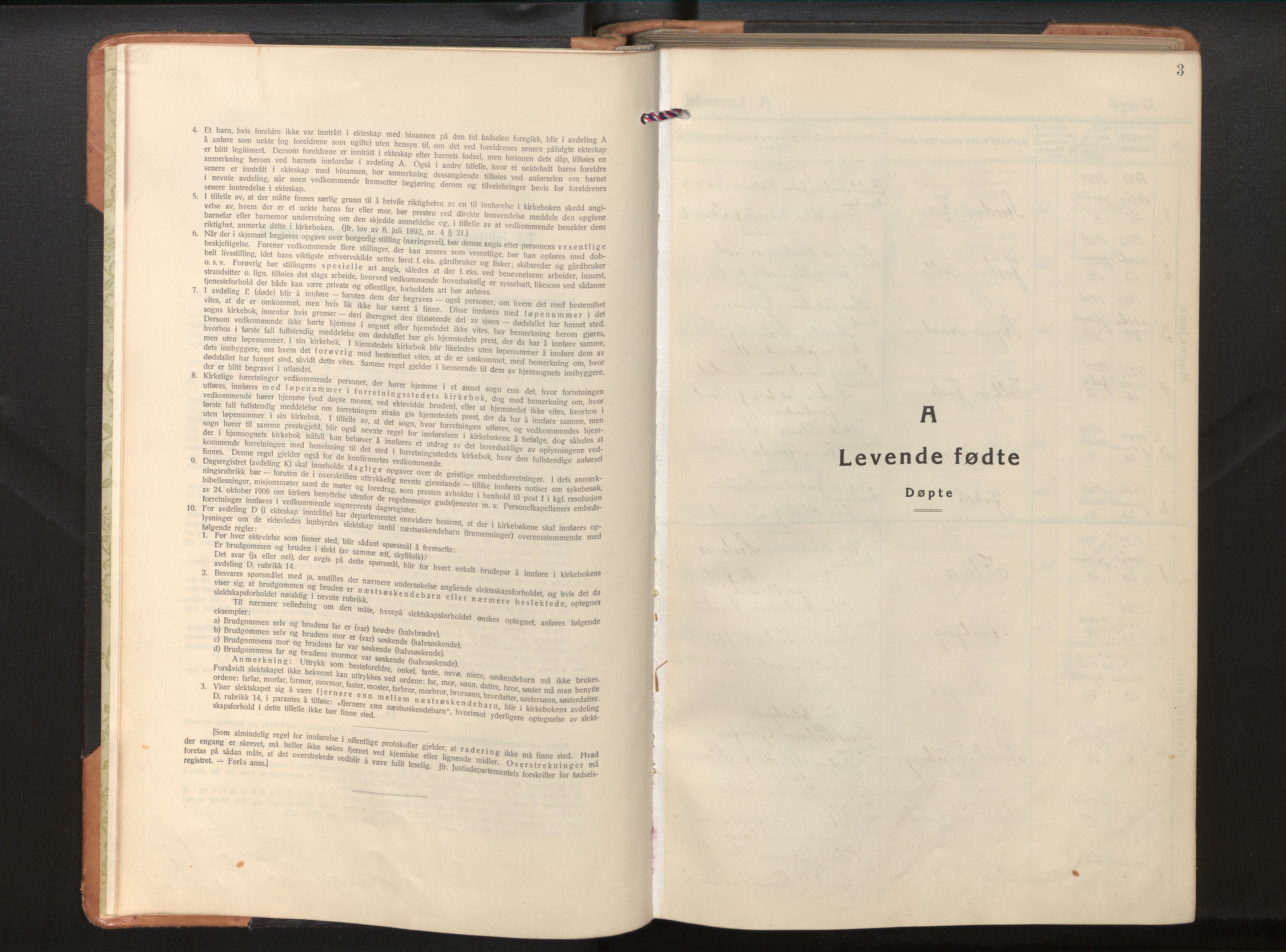 Gloppen sokneprestembete, SAB/A-80101/H/Hab/Habb/L0005: Parish register (copy) no. B 5, 1931-1953, p. 2b-3a