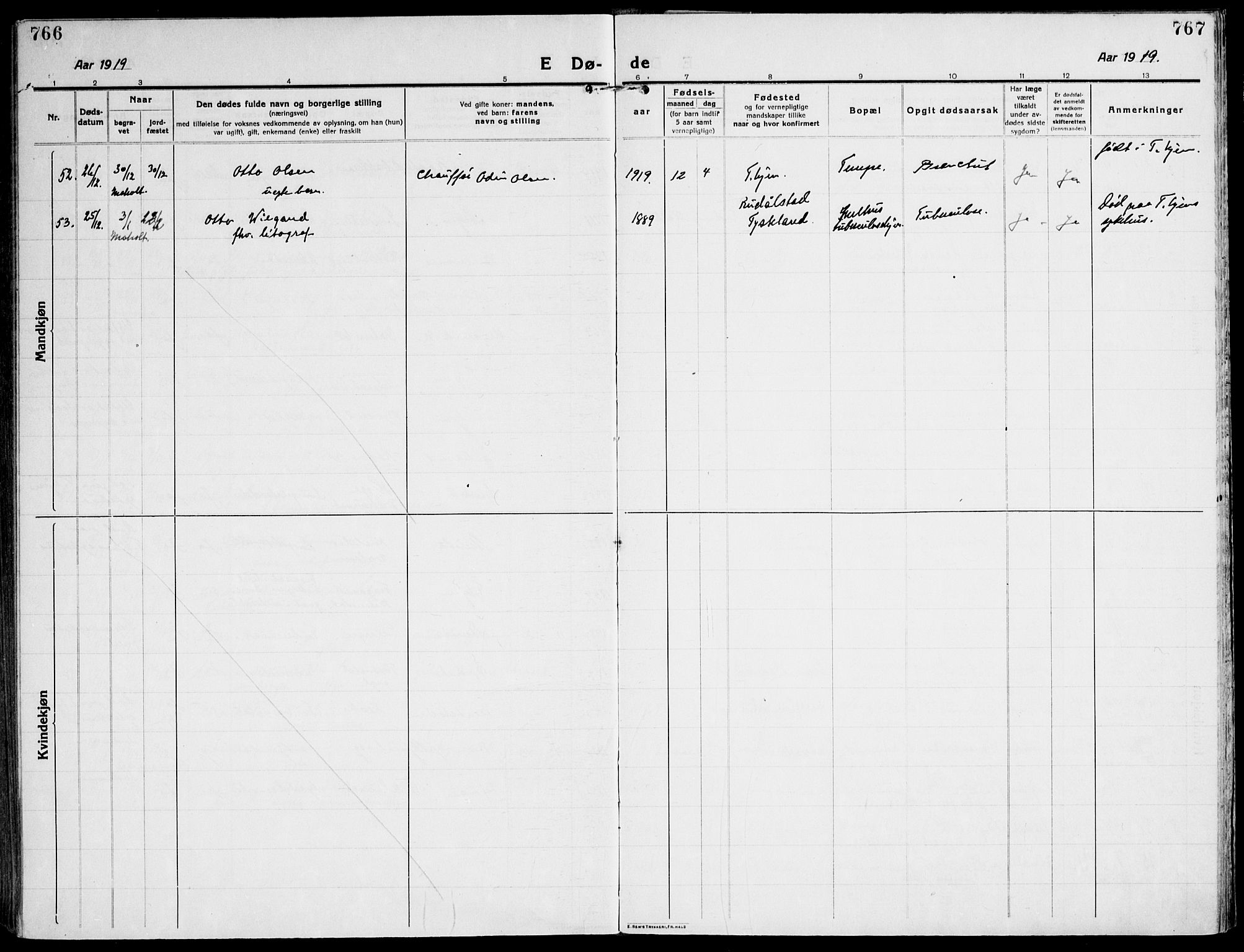 Ministerialprotokoller, klokkerbøker og fødselsregistre - Sør-Trøndelag, AV/SAT-A-1456/607/L0321: Parish register (official) no. 607A05, 1916-1935, p. 766-767