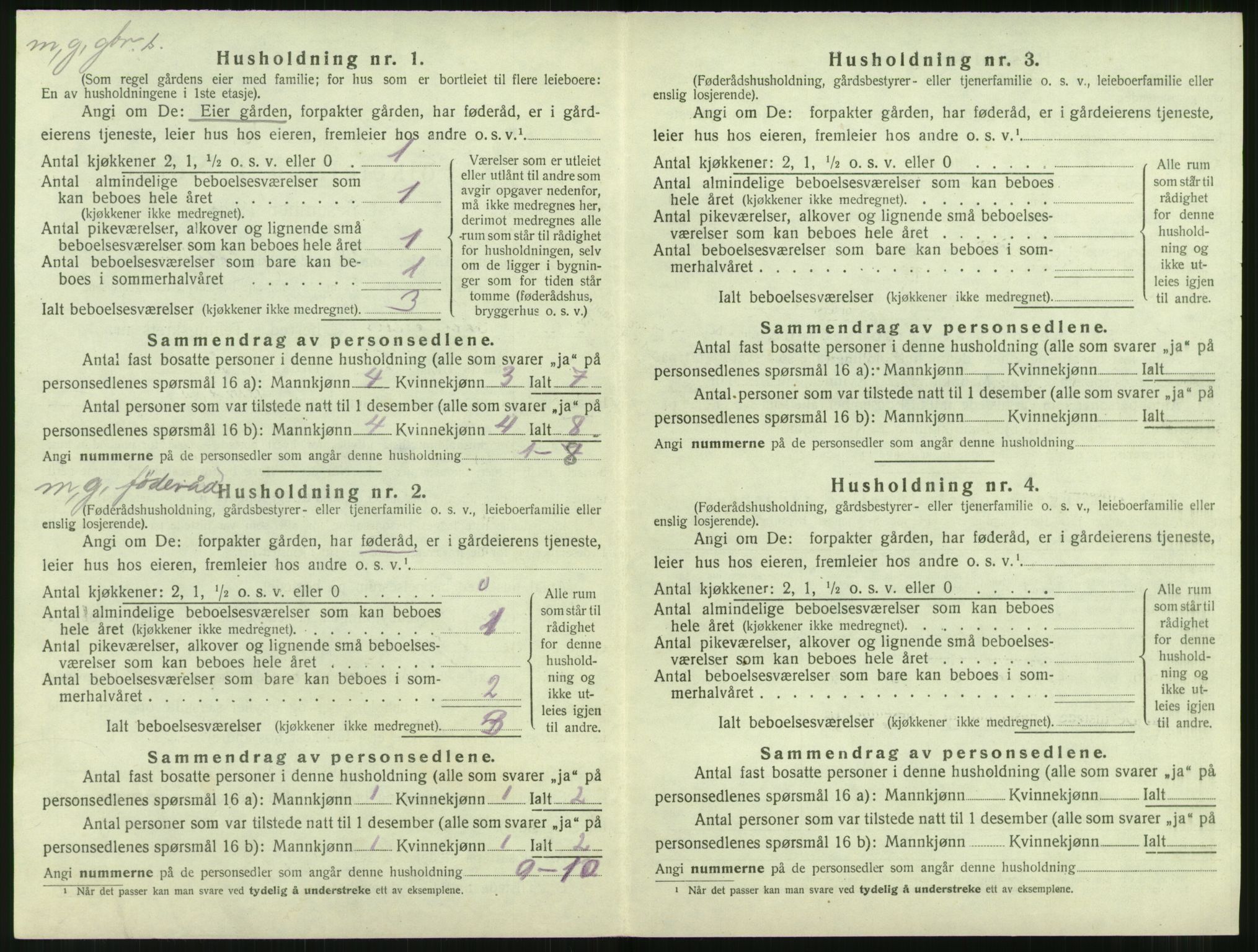 SAT, 1920 census for Aukra, 1920, p. 660