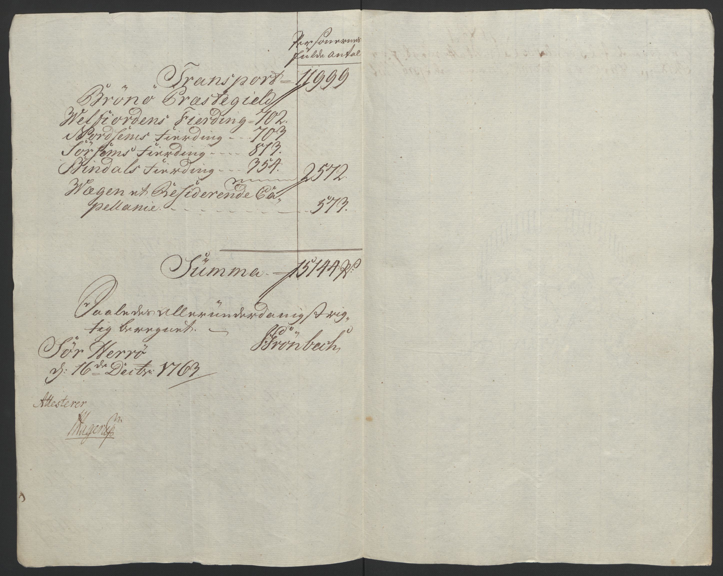 Rentekammeret inntil 1814, Reviderte regnskaper, Fogderegnskap, AV/RA-EA-4092/R65/L4573: Ekstraskatten Helgeland, 1762-1772, p. 11