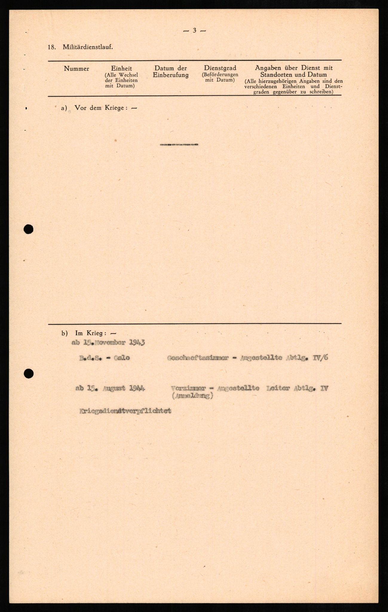 Forsvaret, Forsvarets overkommando II, AV/RA-RAFA-3915/D/Db/L0009: CI Questionaires. Tyske okkupasjonsstyrker i Norge. Tyskere., 1945-1946, p. 391