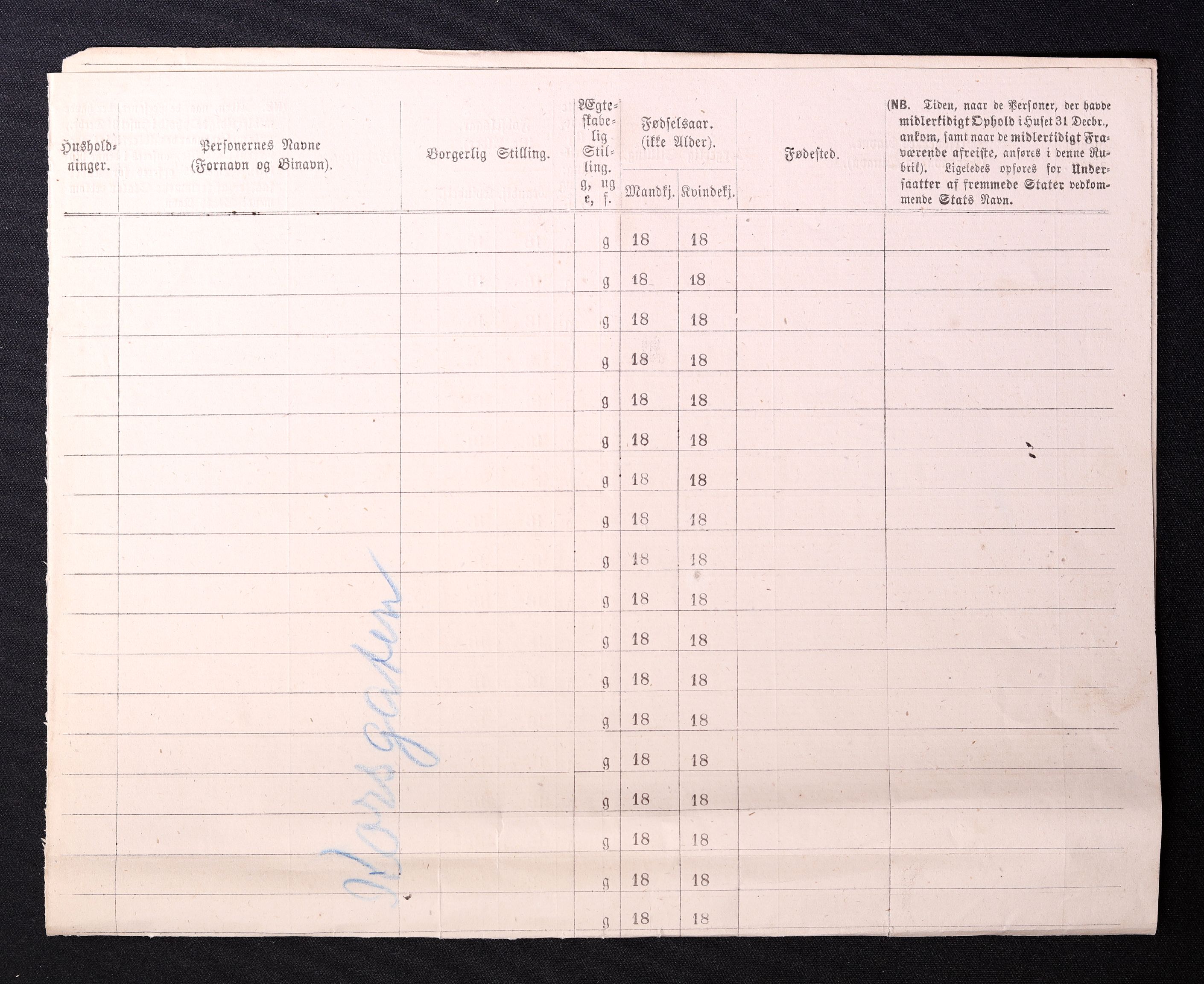 RA, 1870 census for 0301 Kristiania, 1870, p. 1653