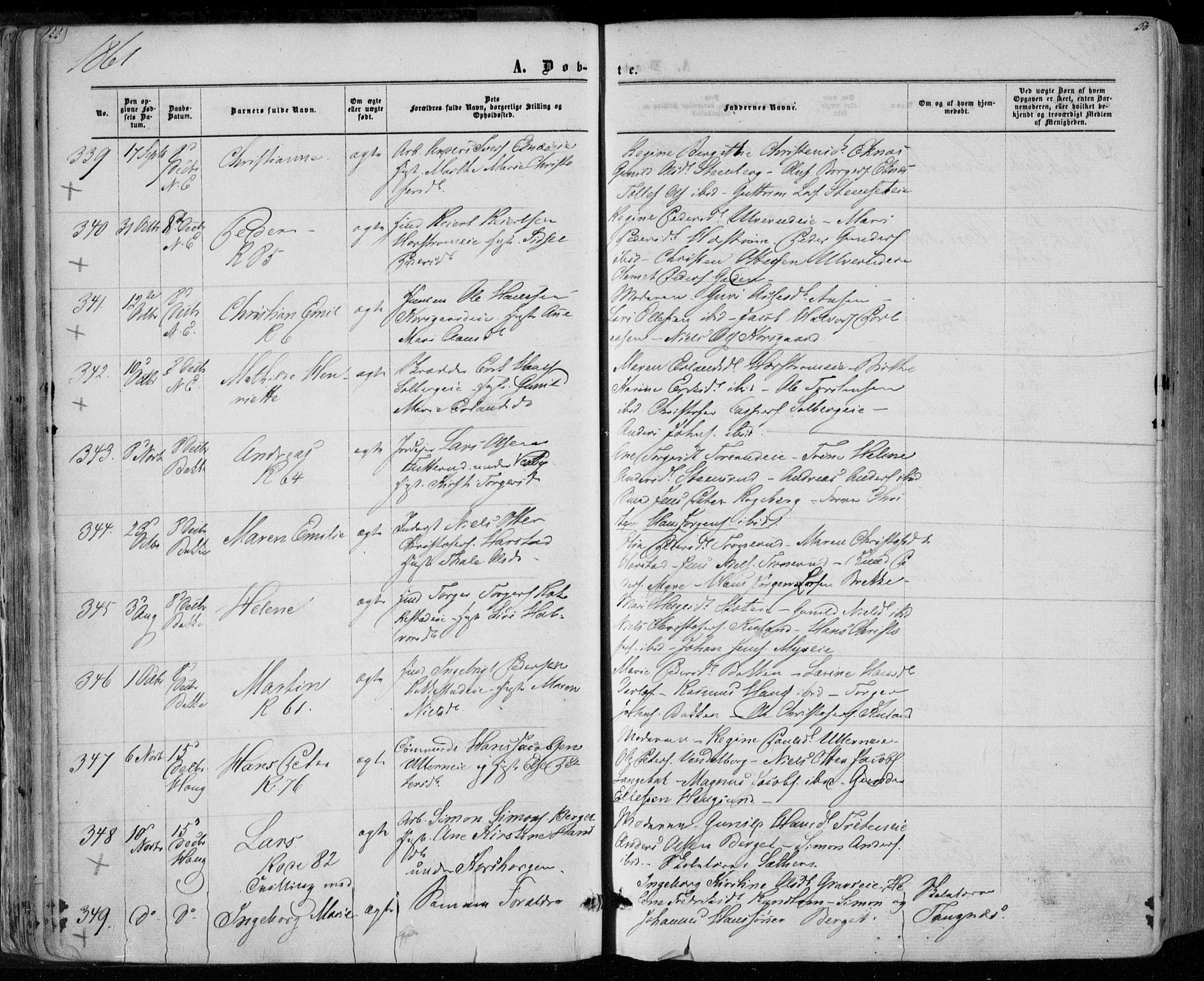 Eiker kirkebøker, AV/SAKO-A-4/F/Fa/L0016: Parish register (official) no. I 16, 1860-1868, p. 50