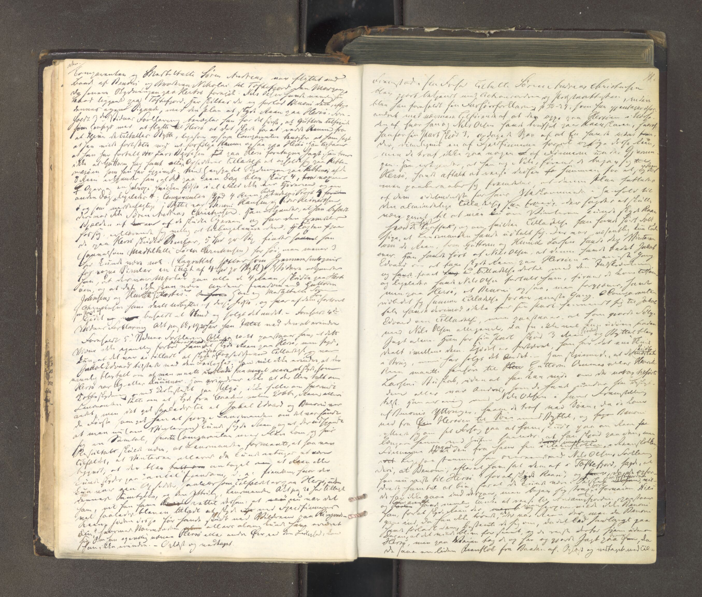 Tromsø sorenskriveri 1855-, AV/SATØ-S-0050/F/Fe/L0127: Ekstrarettsprotokoll med register, 1864-1870, p. 10b-11a