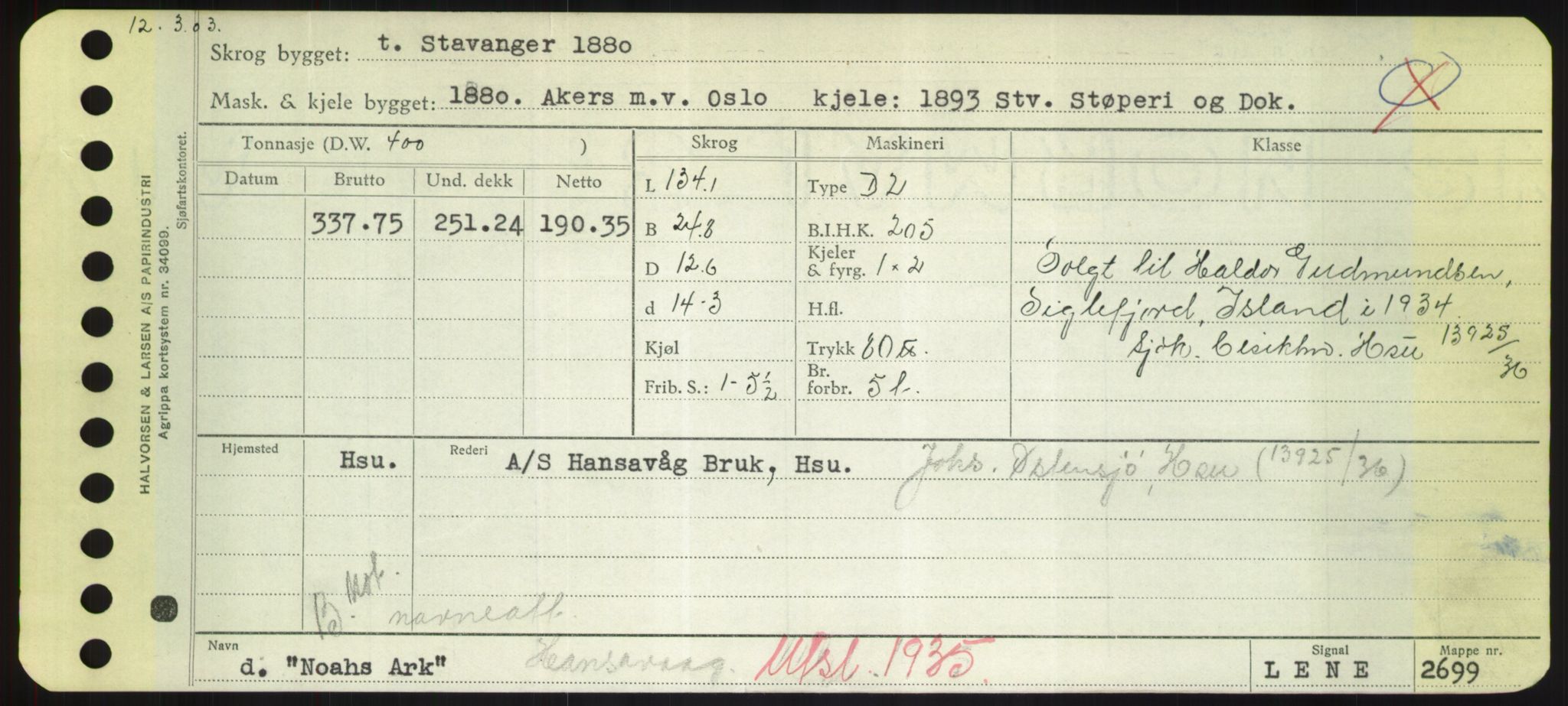 Sjøfartsdirektoratet med forløpere, Skipsmålingen, AV/RA-S-1627/H/Hd/L0026: Fartøy, N-Norhol, p. 239