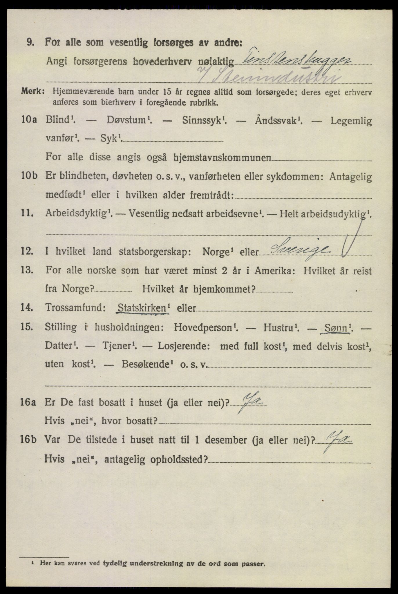 SAKO, 1920 census for Hedrum, 1920, p. 5402