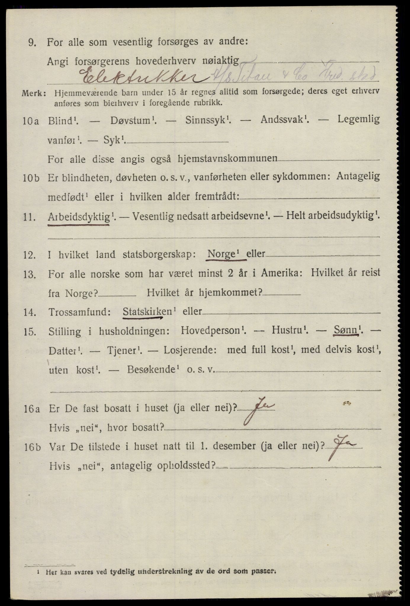 SAO, 1920 census for Onsøy, 1920, p. 7399