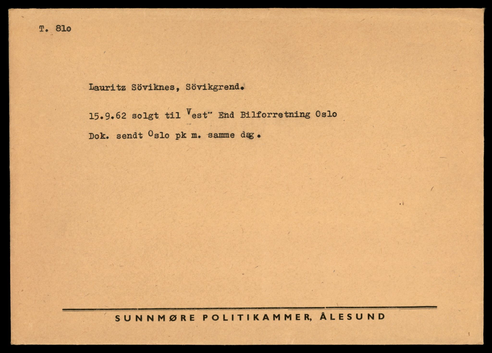 Møre og Romsdal vegkontor - Ålesund trafikkstasjon, SAT/A-4099/F/Fe/L0008: Registreringskort for kjøretøy T 747 - T 894, 1927-1998, p. 1764