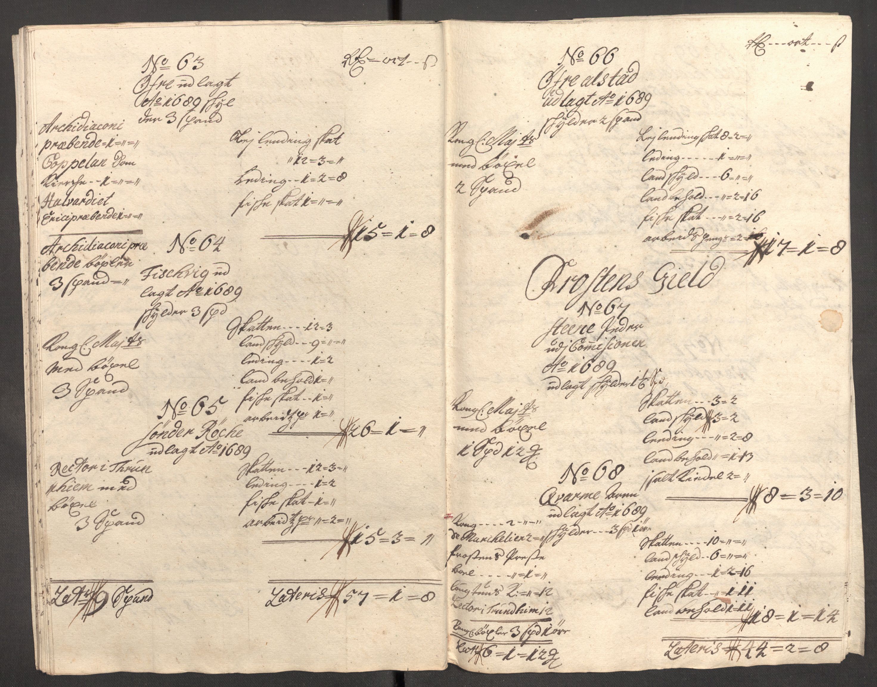 Rentekammeret inntil 1814, Reviderte regnskaper, Fogderegnskap, AV/RA-EA-4092/R62/L4198: Fogderegnskap Stjørdal og Verdal, 1708, p. 227