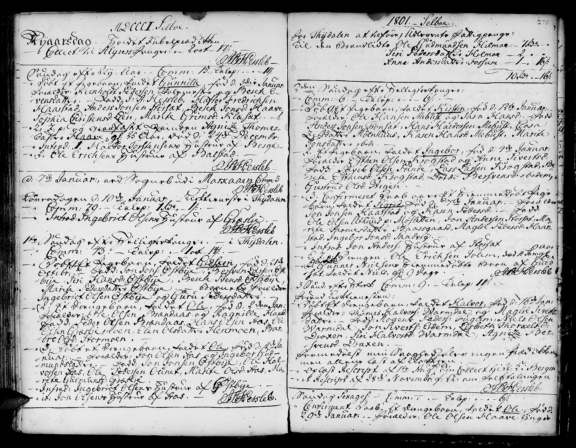 Ministerialprotokoller, klokkerbøker og fødselsregistre - Sør-Trøndelag, SAT/A-1456/695/L1138: Parish register (official) no. 695A02 /1, 1757-1801, p. 278