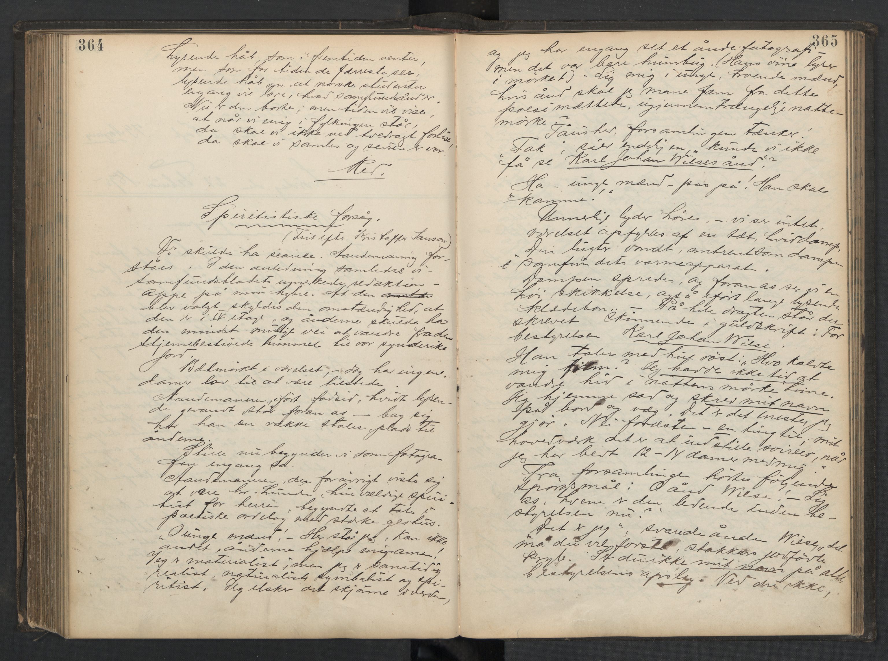 Det Norske Studentersamfund, AV/RA-PA-1322/X/Xa/L0013/0002: -- / Samfundsbladet/Studentersamfundets Avis, 1892-1895, p. 364-365