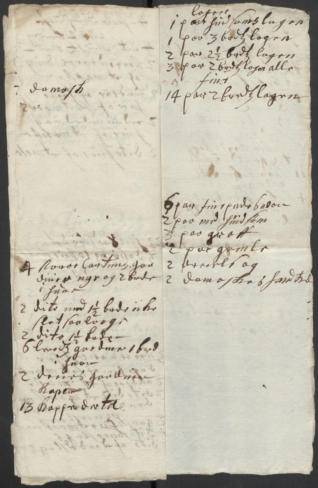 Riksarkivets diplomsamling, AV/RA-EA-5965/F12/L0004: Pk. 7 (I), 1490-1729, p. 245