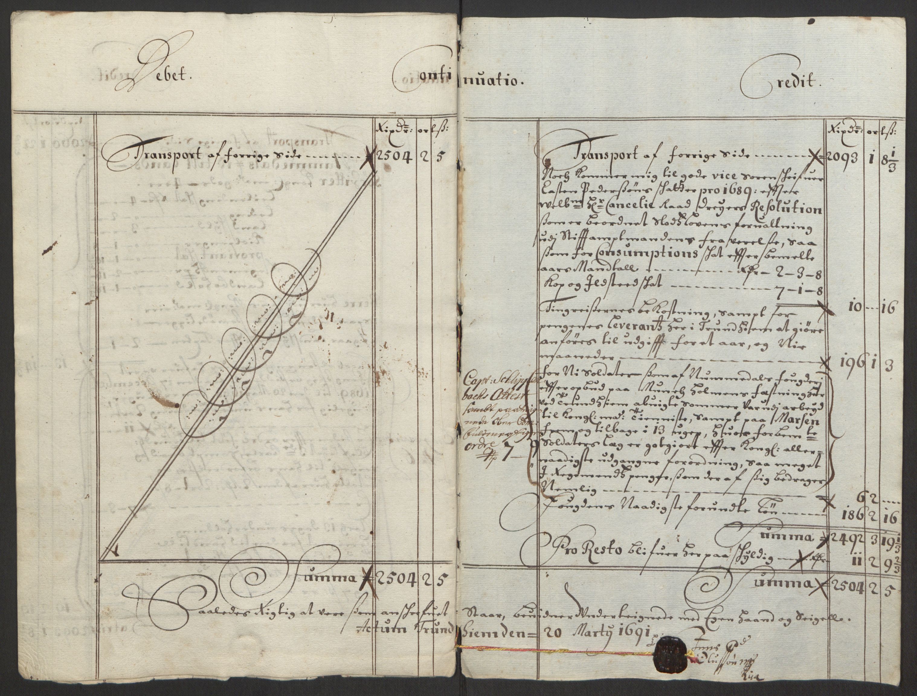 Rentekammeret inntil 1814, Reviderte regnskaper, Fogderegnskap, RA/EA-4092/R64/L4423: Fogderegnskap Namdal, 1690-1691, p. 10