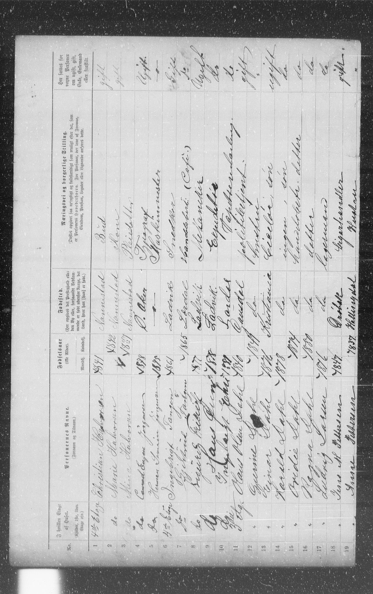 OBA, Municipal Census 1899 for Kristiania, 1899, p. 661