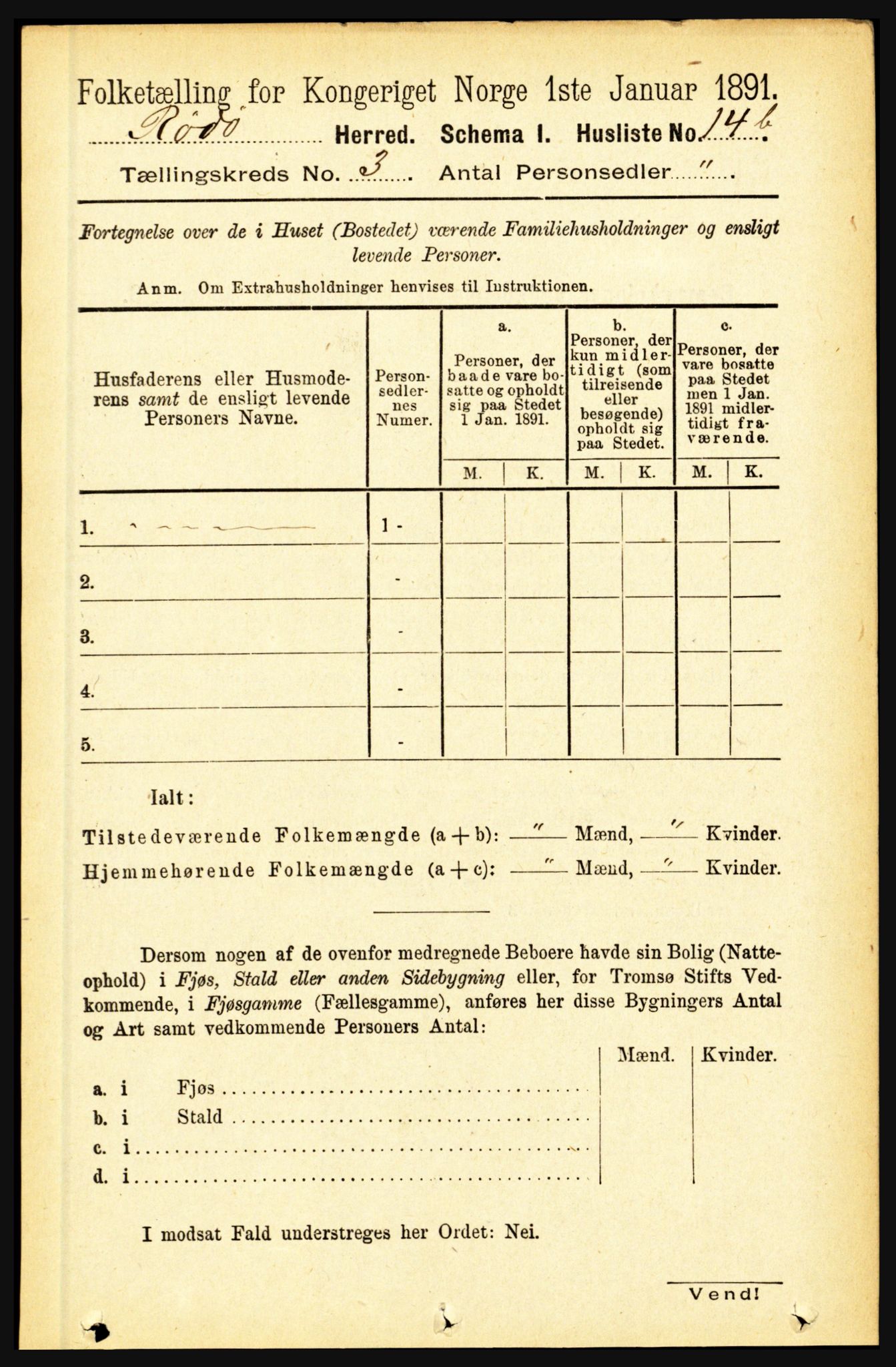 RA, 1891 census for 1836 Rødøy, 1891, p. 752