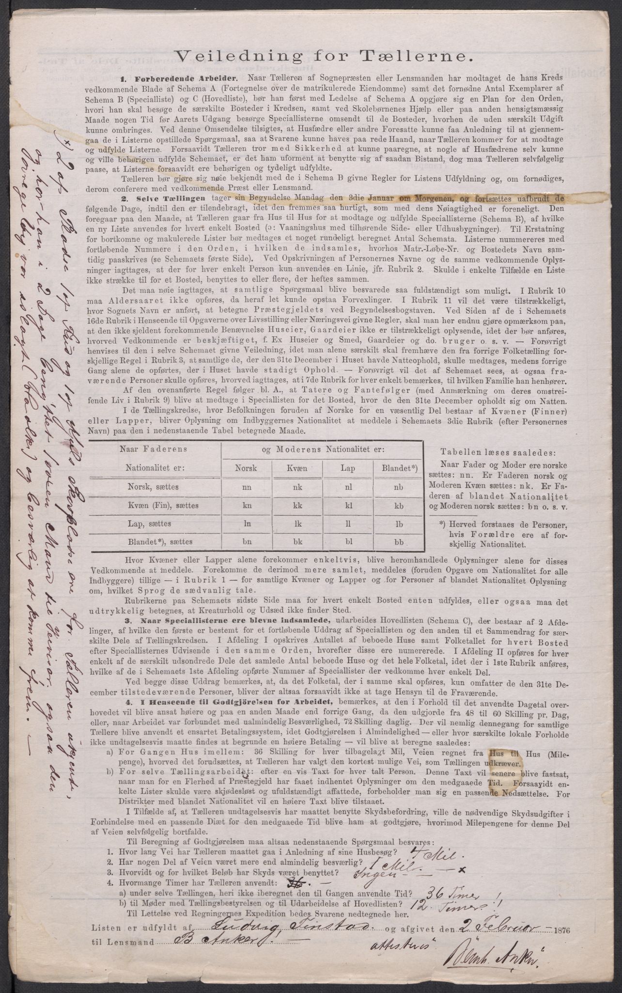 RA, 1875 census for 0233P Nittedal, 1875, p. 9