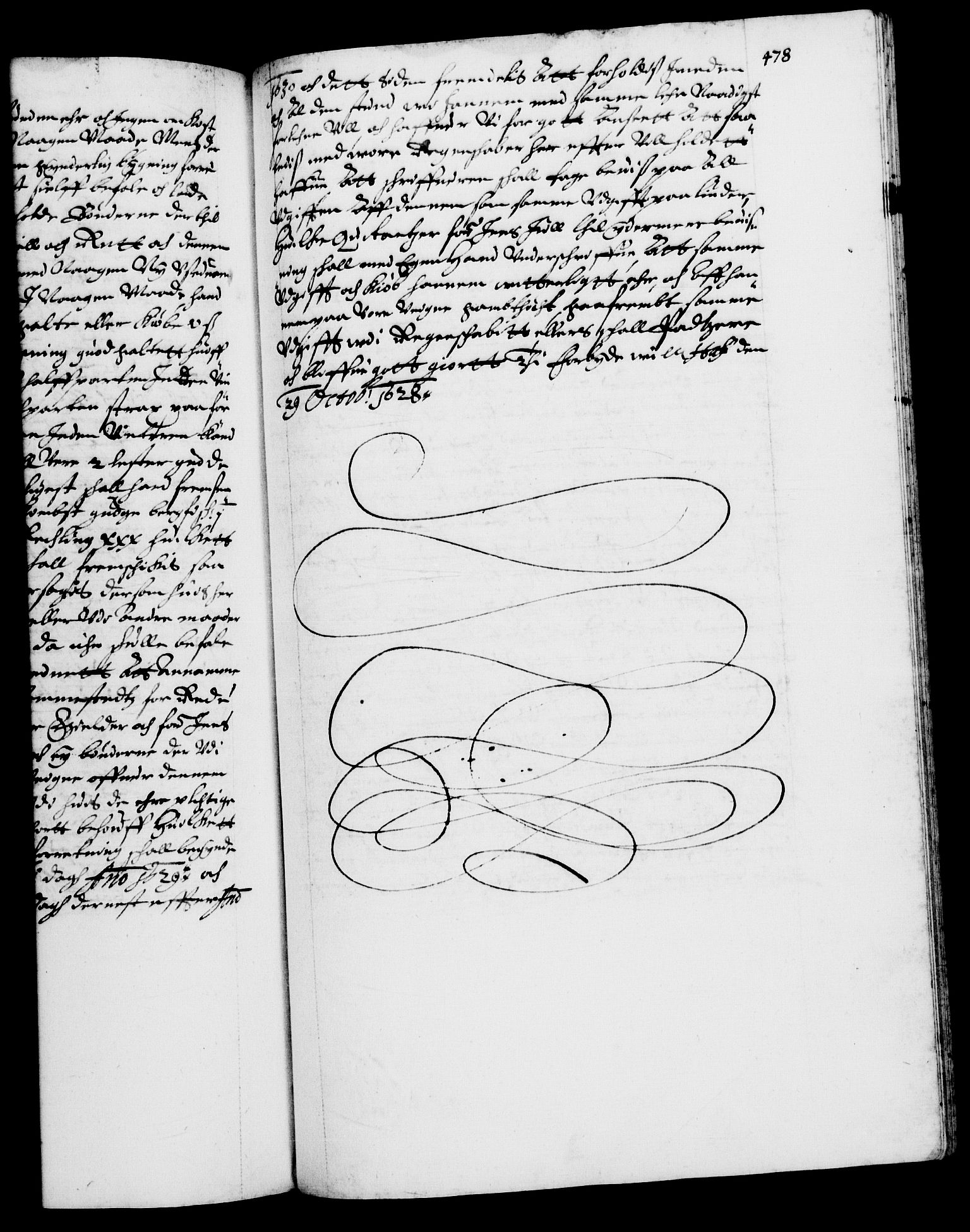 Danske Kanselli 1572-1799, RA/EA-3023/F/Fc/Fca/Fcaa/L0004: Norske registre (mikrofilm), 1617-1630, p. 478a