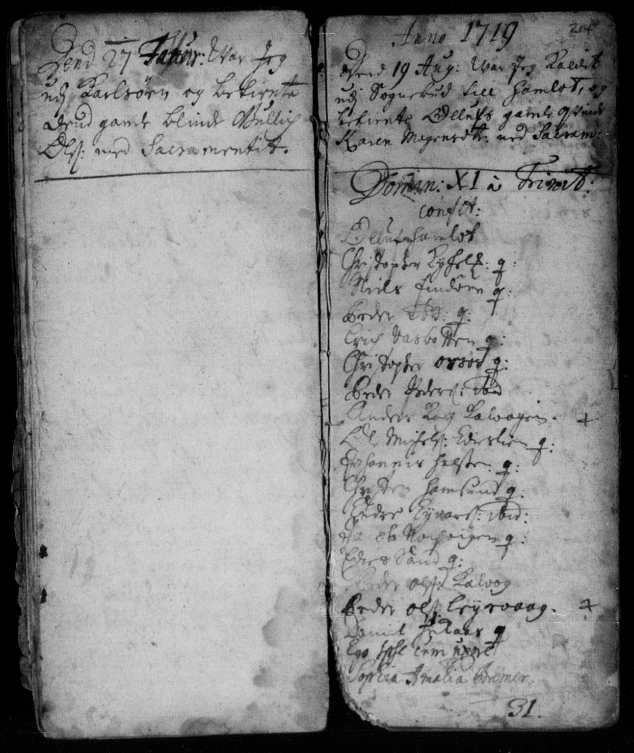 Ministerialprotokoller, klokkerbøker og fødselsregistre - Nordland, SAT/A-1459/859/L0840: Parish register (official) no. 859A00, 1708-1738, p. 214