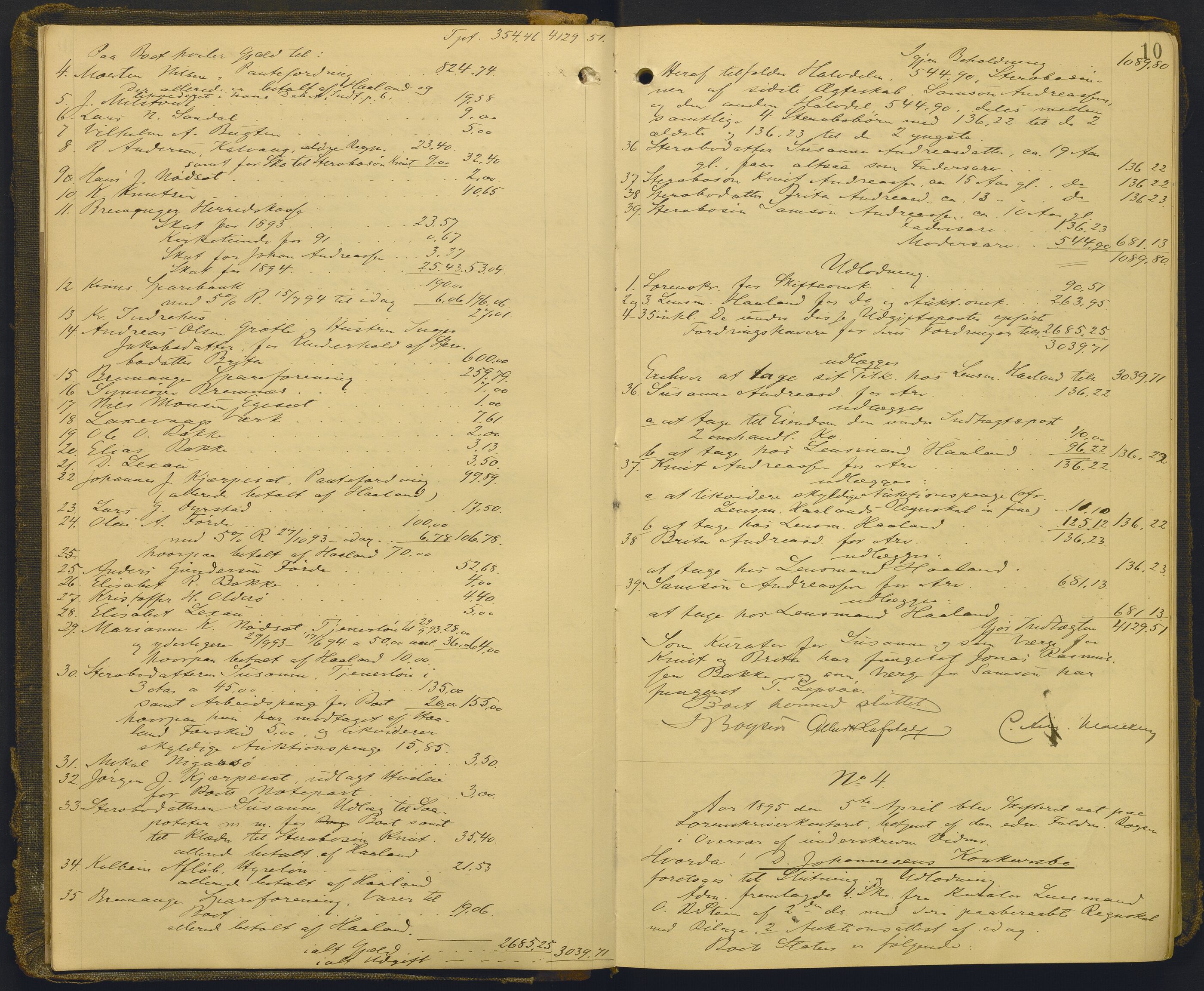 Sunnfjord tingrett, AV/SAB-A-3201/1/H/Hd/L0008: Skifteutlodningsprotokoll, 1894-1902, p. 9b-10a
