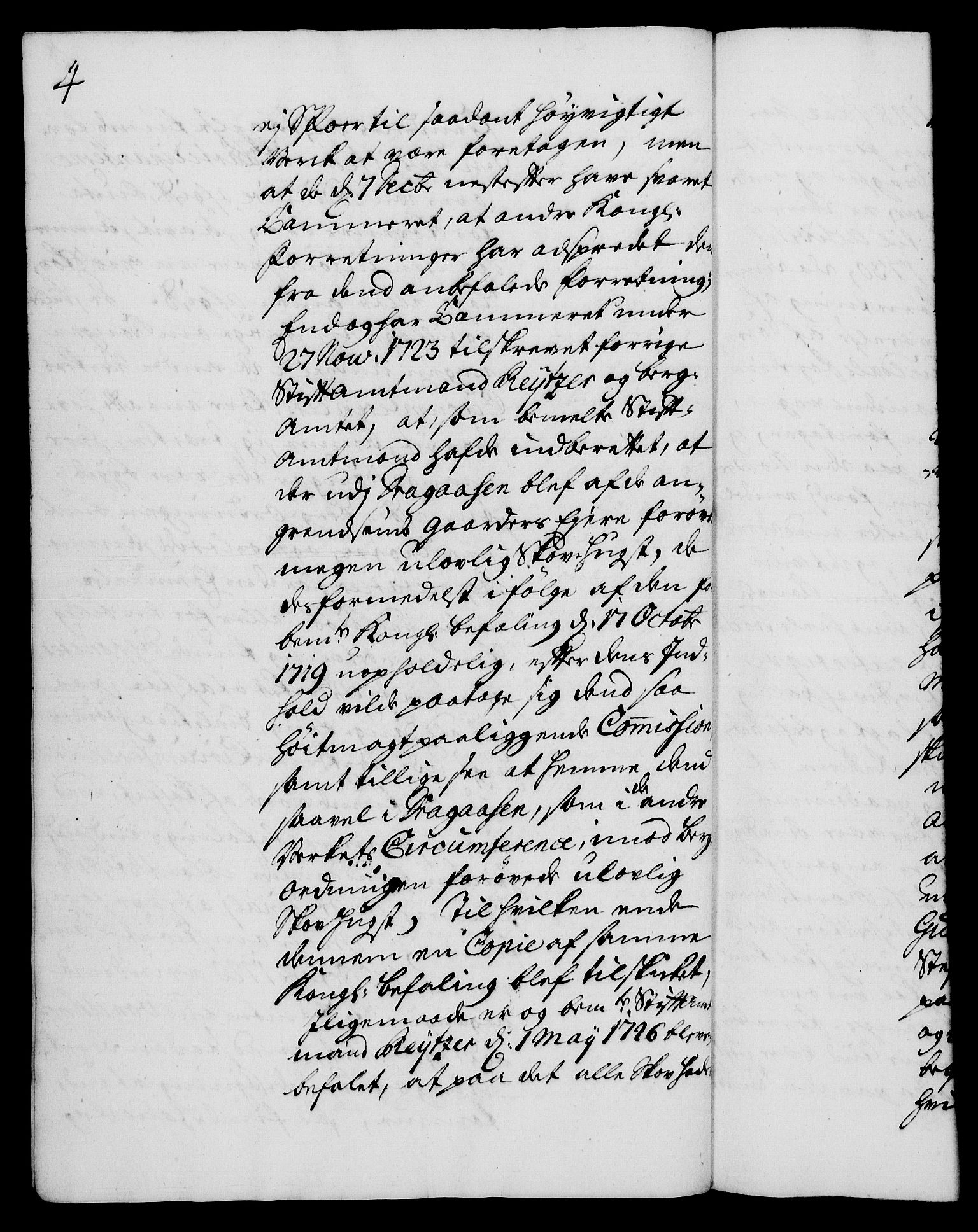 Rentekammeret, Kammerkanselliet, AV/RA-EA-3111/G/Gh/Gha/L0017: Norsk ekstraktmemorialprotokoll (merket RK 53.62), 1735, p. 4