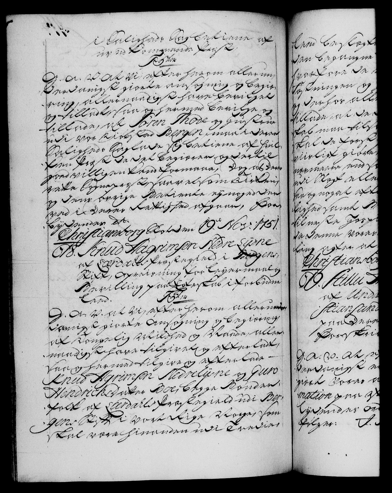 Danske Kanselli 1572-1799, AV/RA-EA-3023/F/Fc/Fca/Fcaa/L0037: Norske registre, 1751-1752, p. 416b