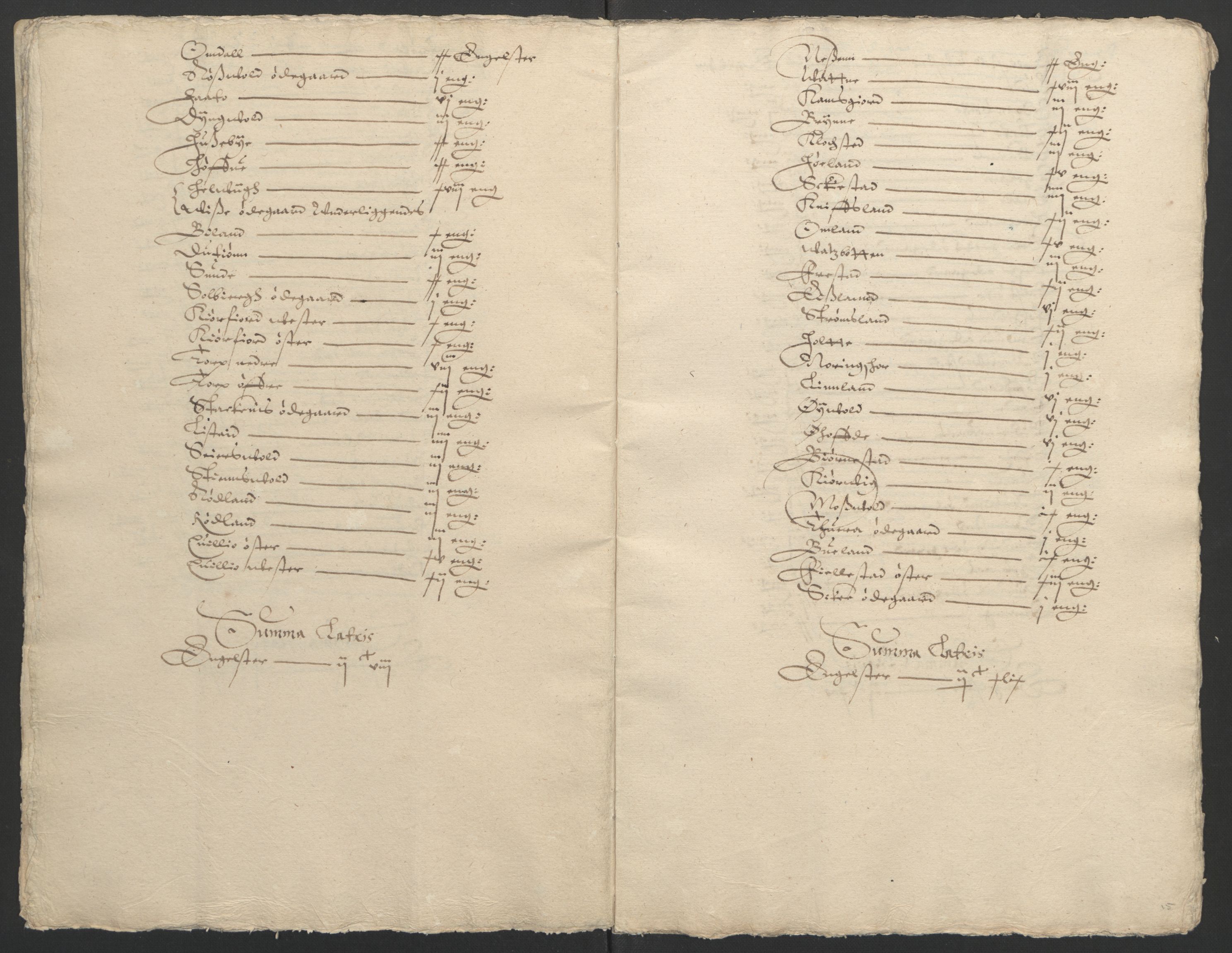 Stattholderembetet 1572-1771, AV/RA-EA-2870/Ek/L0002/0002: Jordebøker til utlikning av garnisonsskatt 1624-1626: / Jordebøker for Agdesiden len, 1624-1625, p. 74