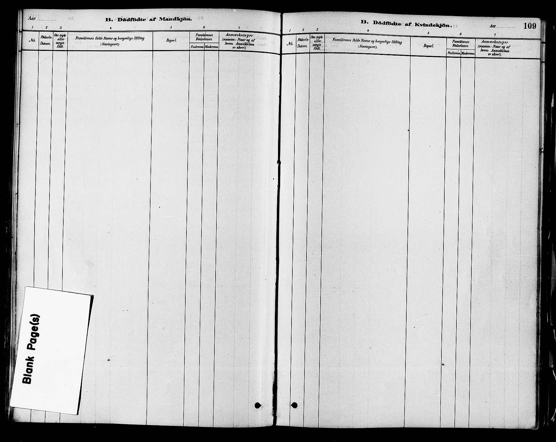 Modum kirkebøker, SAKO/A-234/F/Fa/L0011: Parish register (official) no. 11, 1877-1889, p. 109