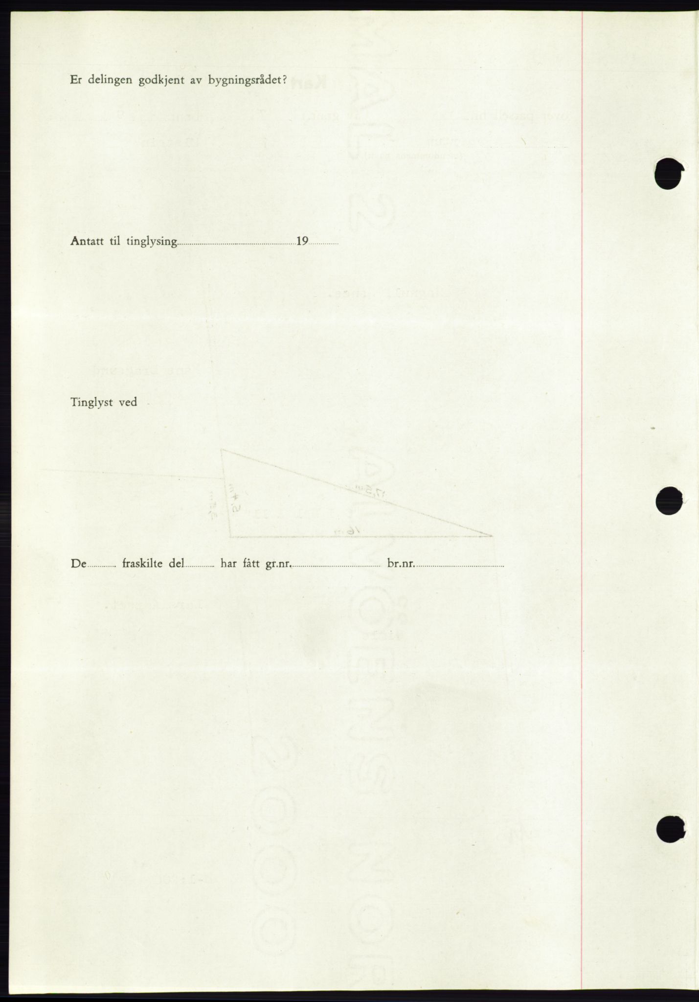 Søre Sunnmøre sorenskriveri, AV/SAT-A-4122/1/2/2C/L0075: Mortgage book no. 1A, 1943-1943, Diary no: : 1105/1943