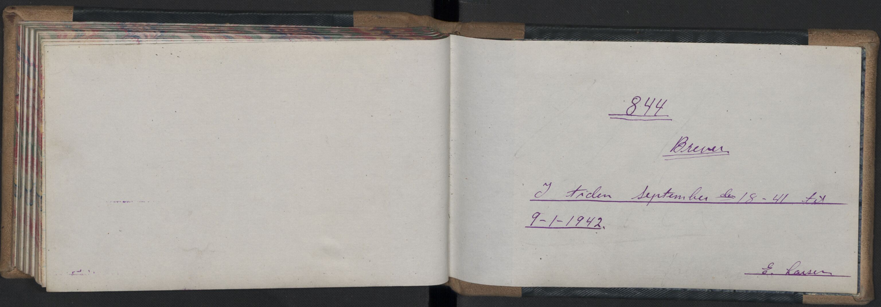 Forsvarets Overkommando. 2. kontor. Arkiv 8.3 (FO.II/8.3). Korrespondanse FD/E og FO.II, AV/RA-RAFA-7141/Dac/Dacb/L0003: Utgående postjournaler, 1941-1943, p. 91