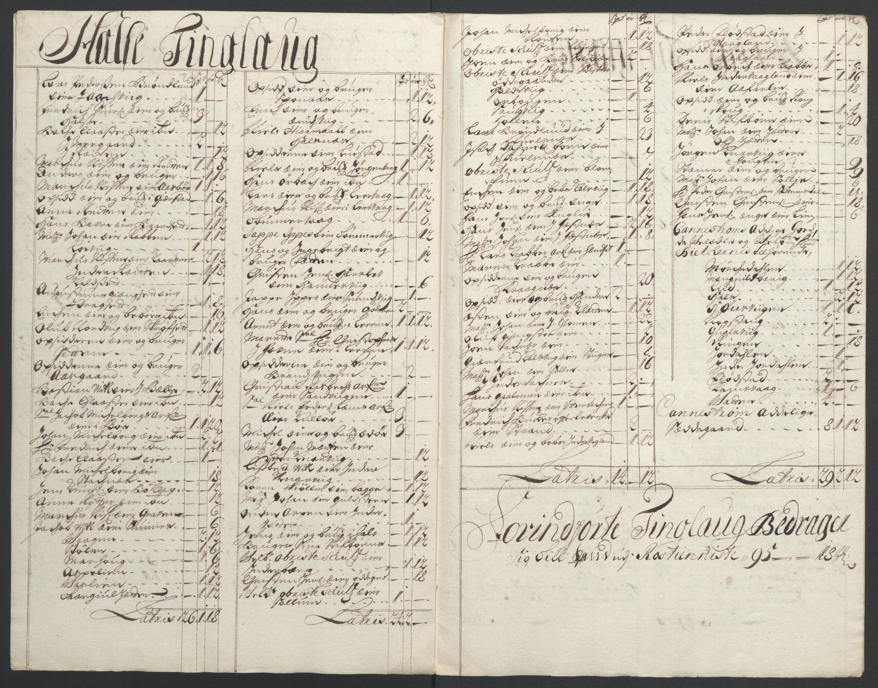 Rentekammeret inntil 1814, Reviderte regnskaper, Fogderegnskap, AV/RA-EA-4092/R56/L3736: Fogderegnskap Nordmøre, 1694-1696, p. 416