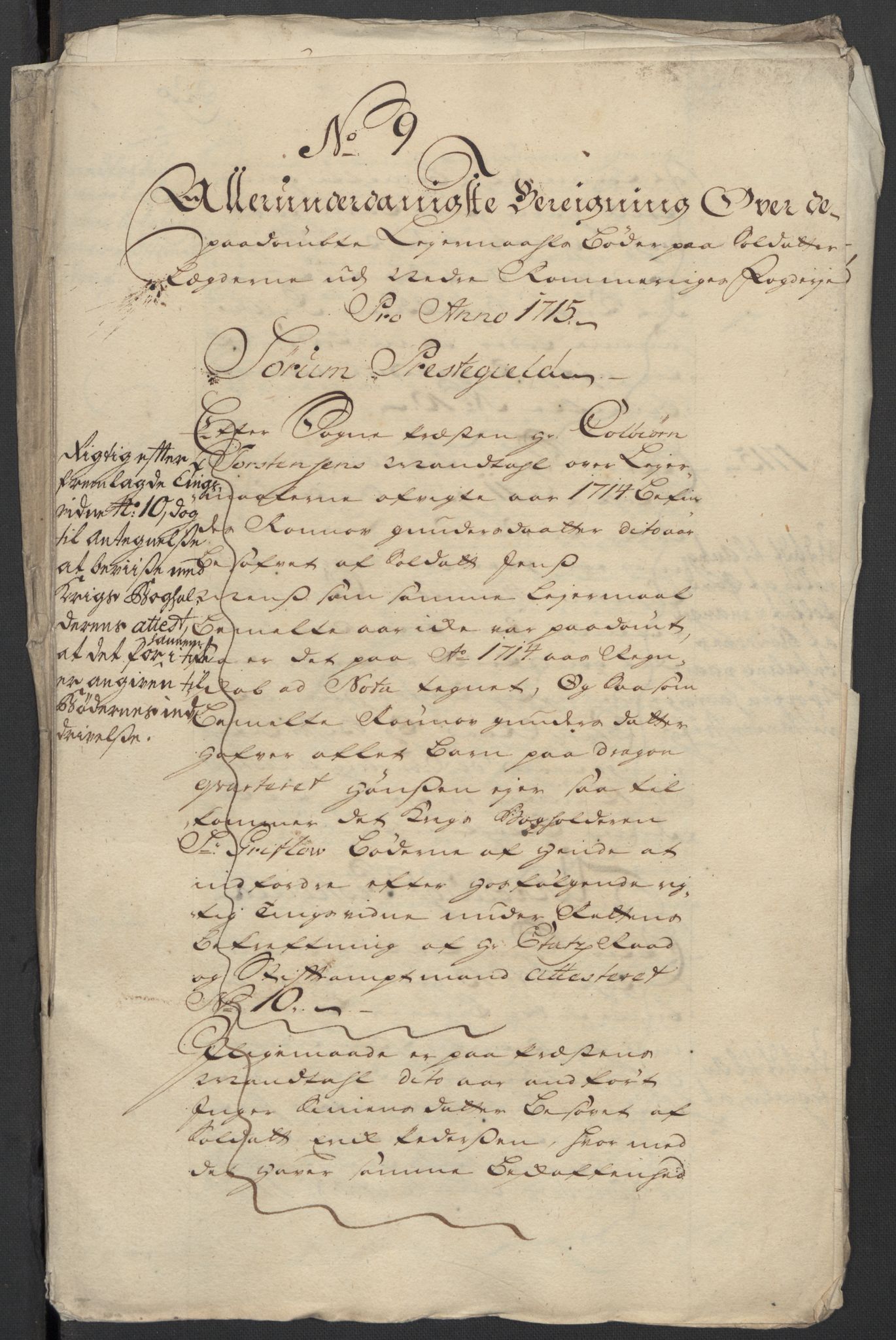 Rentekammeret inntil 1814, Reviderte regnskaper, Fogderegnskap, AV/RA-EA-4092/R11/L0597: Fogderegnskap Nedre Romerike, 1715, p. 186