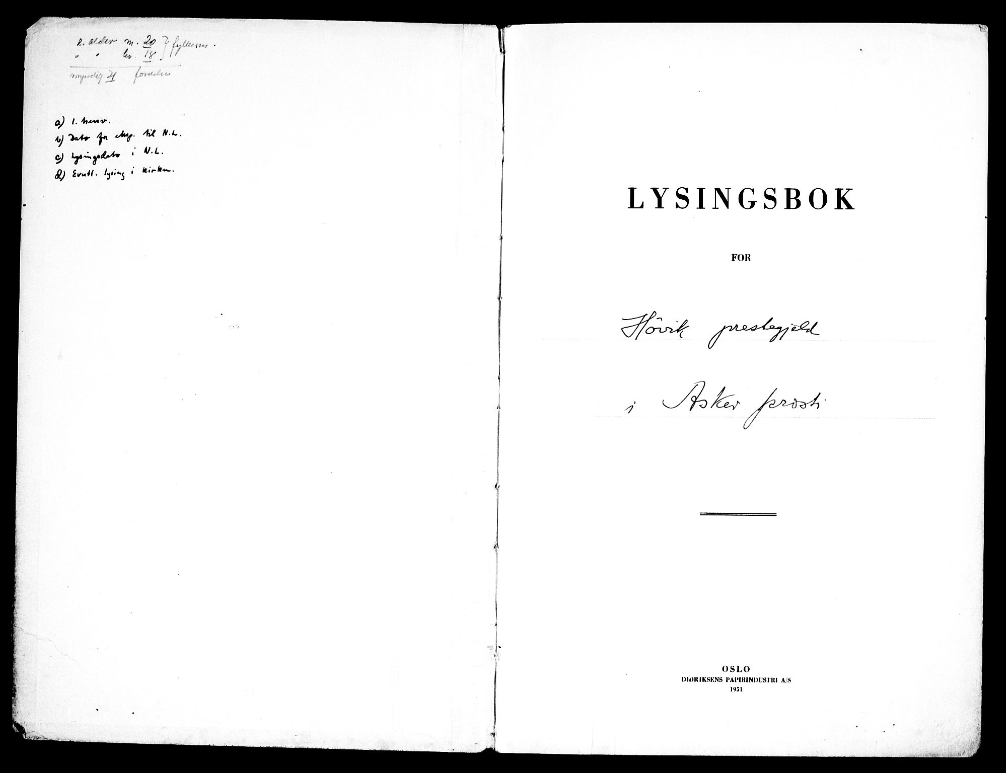 Høvik prestekontor Kirkebøker, SAO/A-11081/H/Ha/L0001: Banns register no. 1, 1959-1966