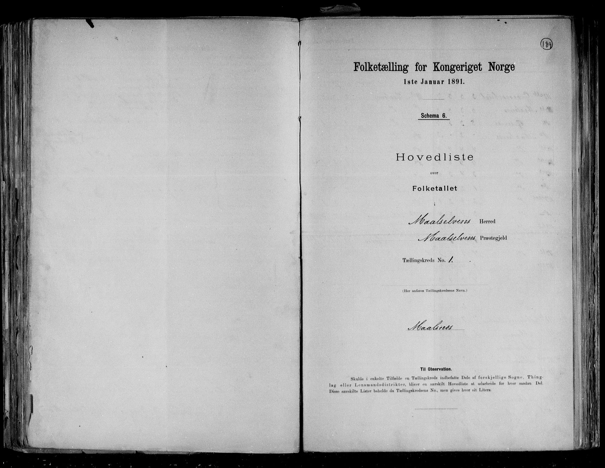 RA, 1891 census for 1924 Målselv, 1891, p. 5