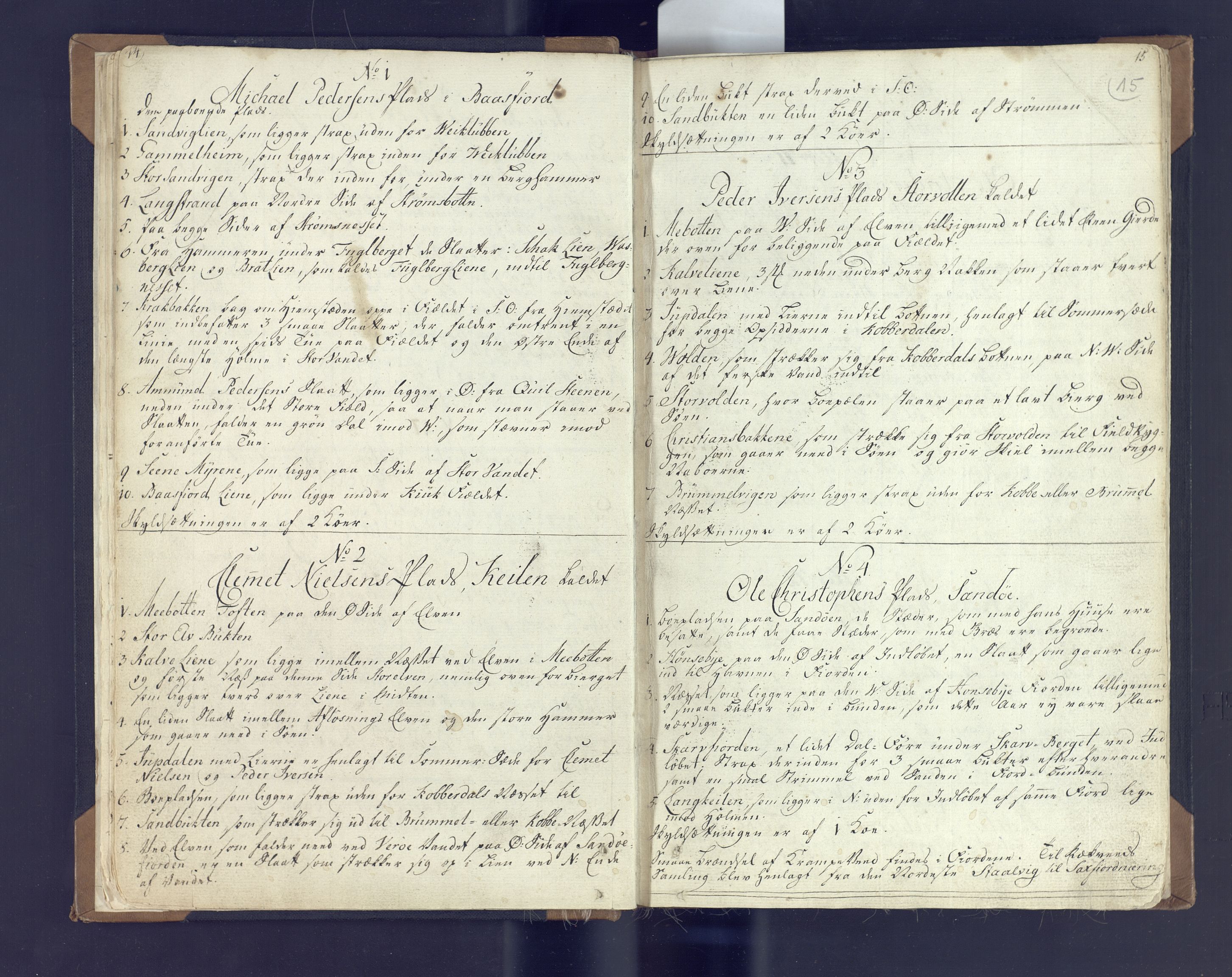 Fylkesmannen i Finnmark, AV/SATØ-S-1120/1Coa/L2882: Landmålerprotokoll (i nærmagasinet/skannet), 1776-1845, p. 11