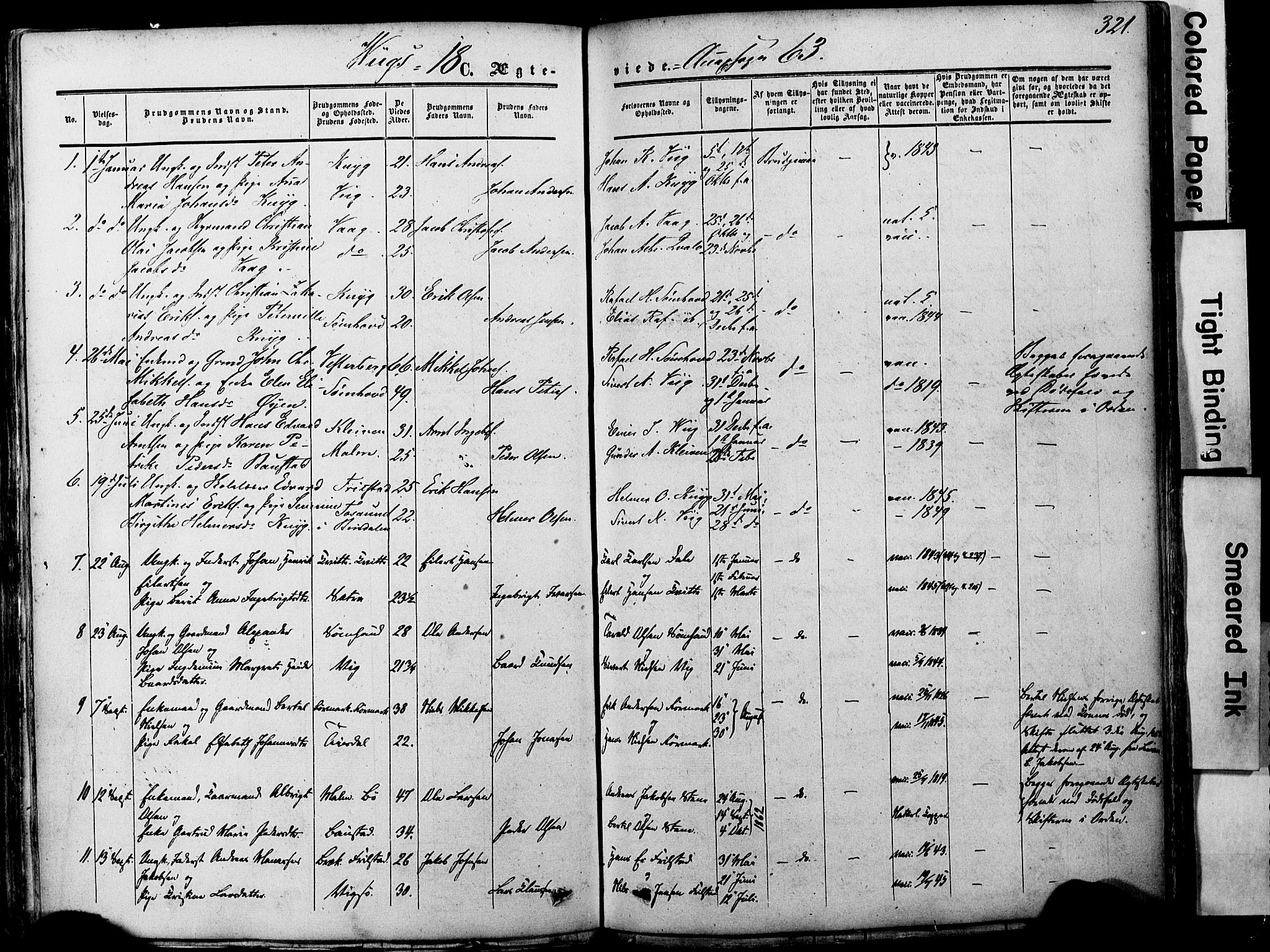 Ministerialprotokoller, klokkerbøker og fødselsregistre - Nordland, AV/SAT-A-1459/812/L0176: Parish register (official) no. 812A05, 1834-1874, p. 321