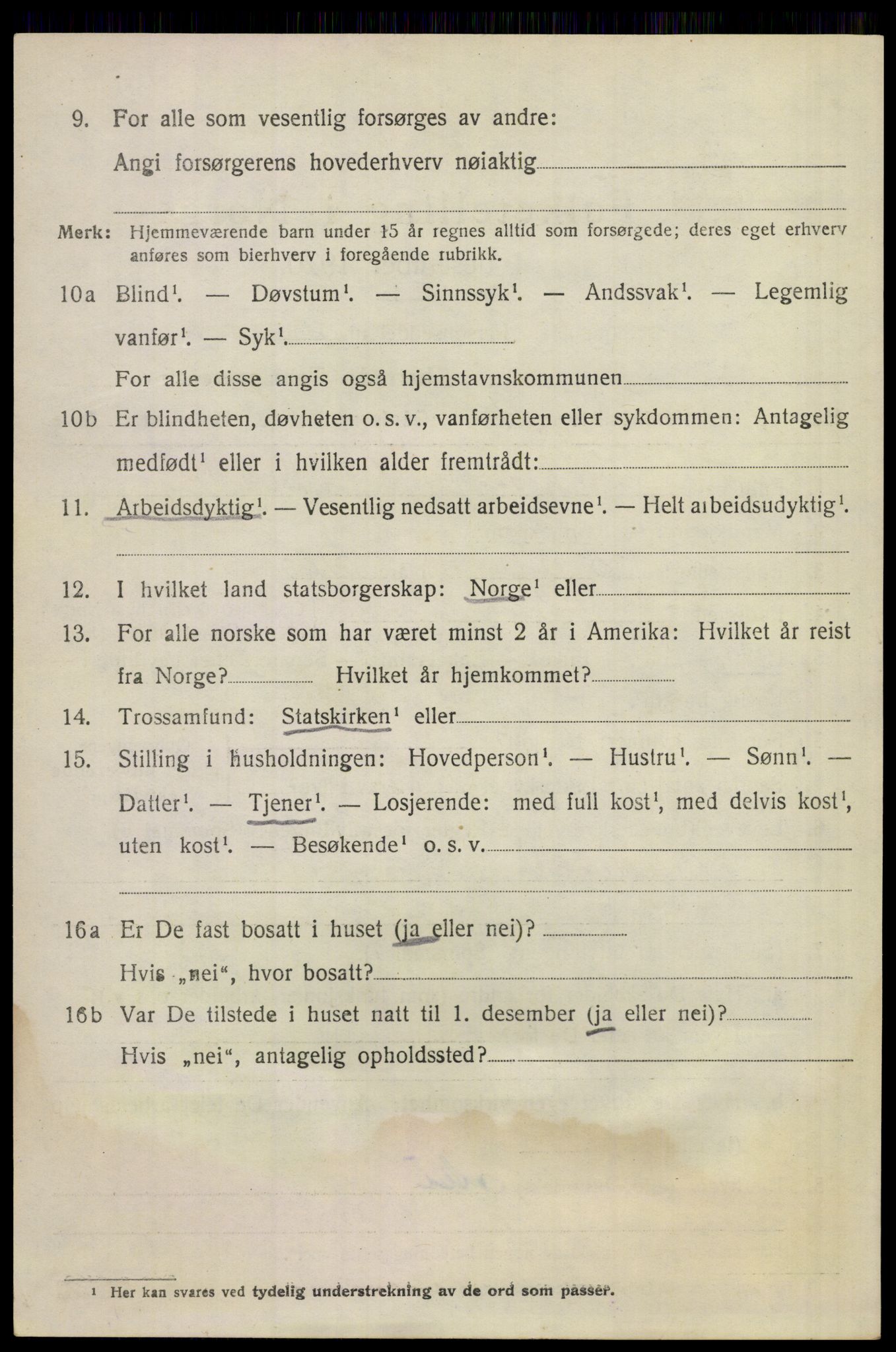 SAKO, 1920 census for Flesberg, 1920, p. 3722