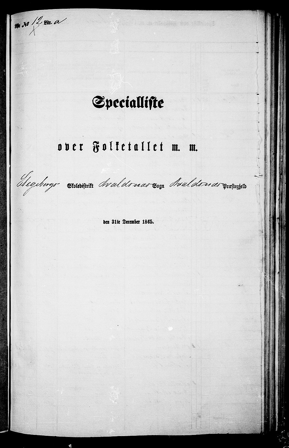 RA, 1865 census for Avaldsnes, 1865, p. 167