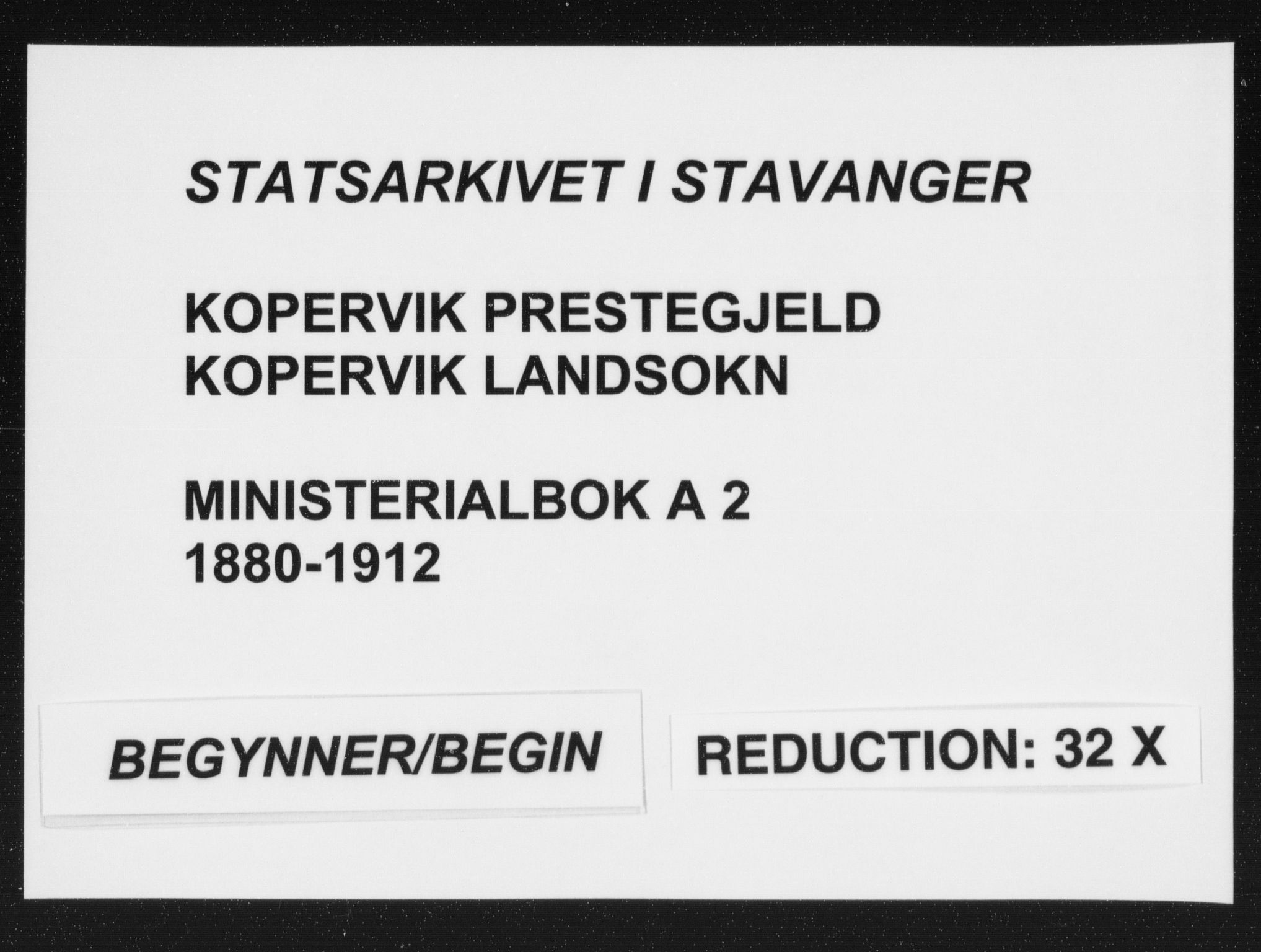Kopervik sokneprestkontor, SAST/A-101850/H/Ha/Haa/L0002: Parish register (official) no. A 2, 1880-1912