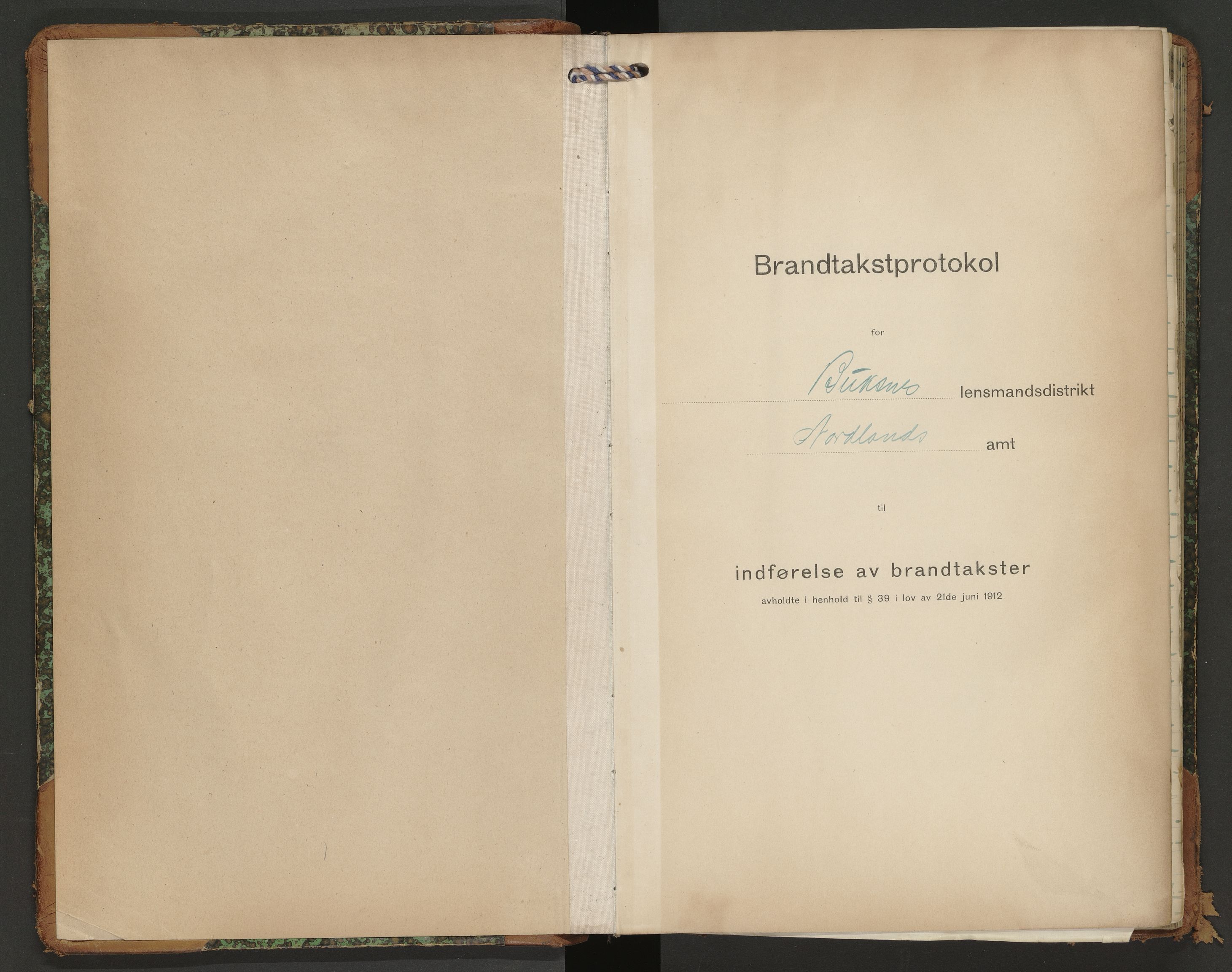 Norges Brannkasse Hol, SAT/A-5601/BT/L0010: Branntakstprotokoll med skjema, 1915-1916