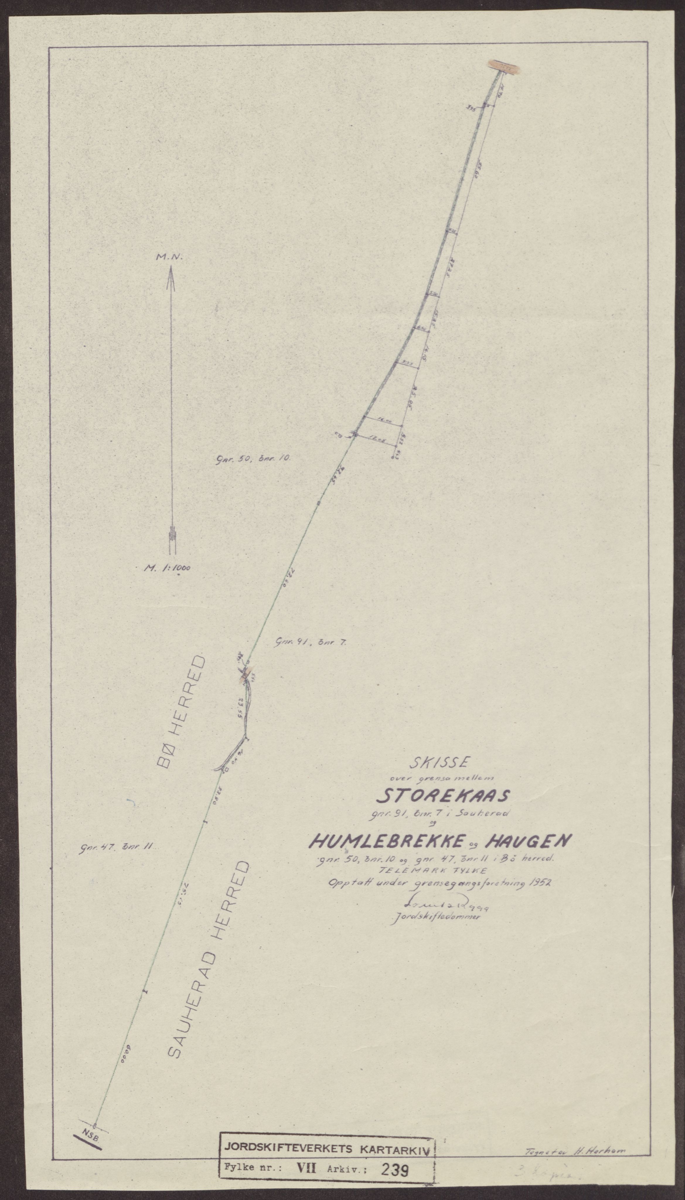 Jordskifteverkets kartarkiv, AV/RA-S-3929/T, 1859-1988, p. 299