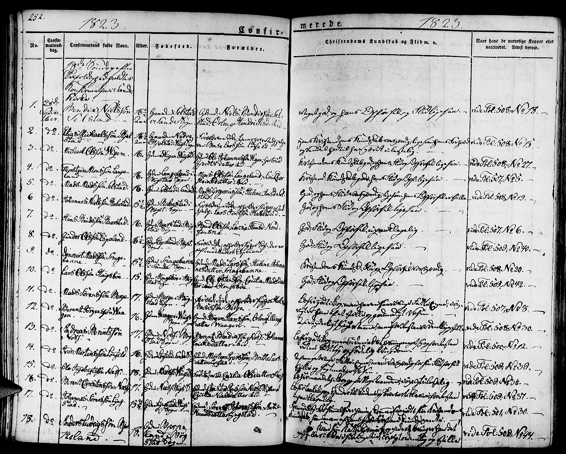 Gaular sokneprestembete, AV/SAB-A-80001/H/Haa: Parish register (official) no. A 3, 1821-1840, p. 252