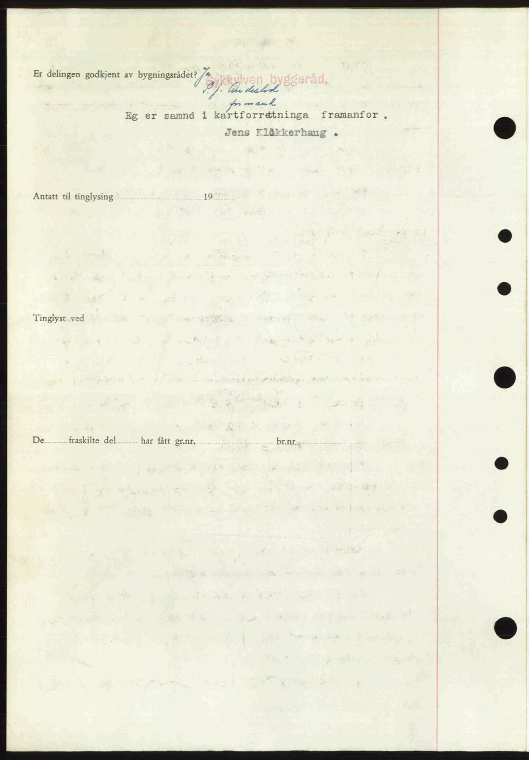 Nordre Sunnmøre sorenskriveri, AV/SAT-A-0006/1/2/2C/2Ca: Mortgage book no. A33, 1949-1950, Diary no: : 2829/1949